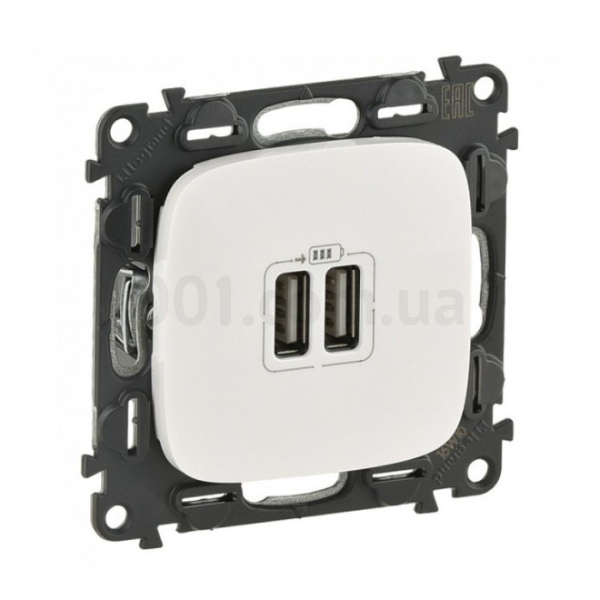 Розетка USB двойная Valena Allure белая, Legrand 256_256.jpg