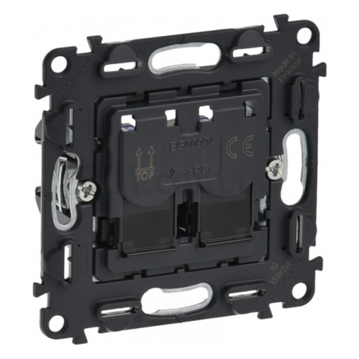 Механизм двойной компьютерной розетки RJ45 UTP кат.5е Valena IN'MATIC, Legrand 256_256.jpg