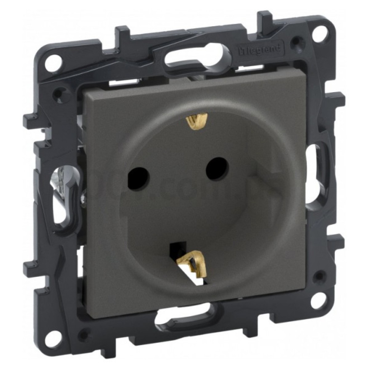 Розетка с з/к 16А винтовые клеммы Niloe Step сталь, Legrand 256_256.jpg