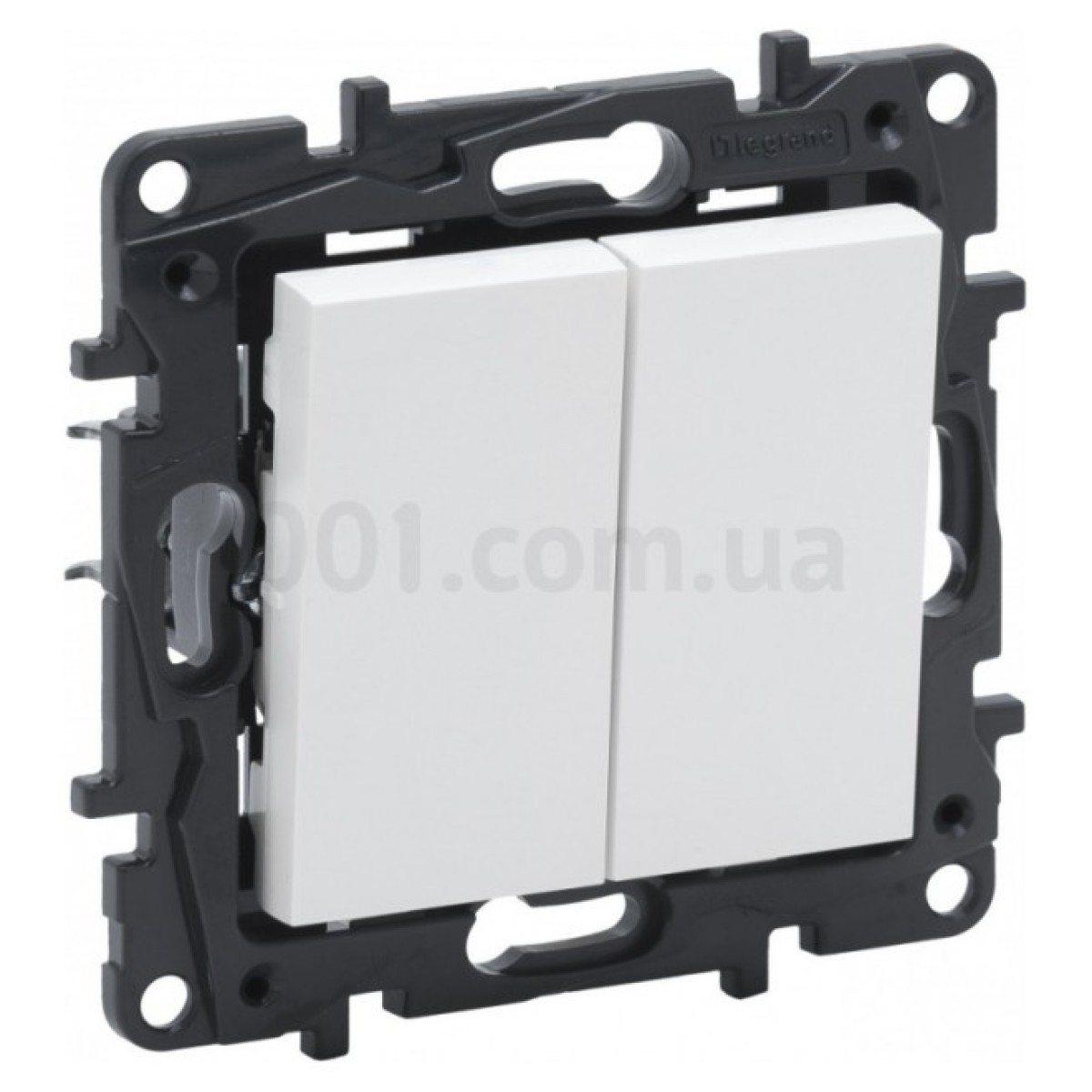 Перемикач двоклавішний 10А автоматичні клеми Niloe Step білий, Legrand 256_256.jpg