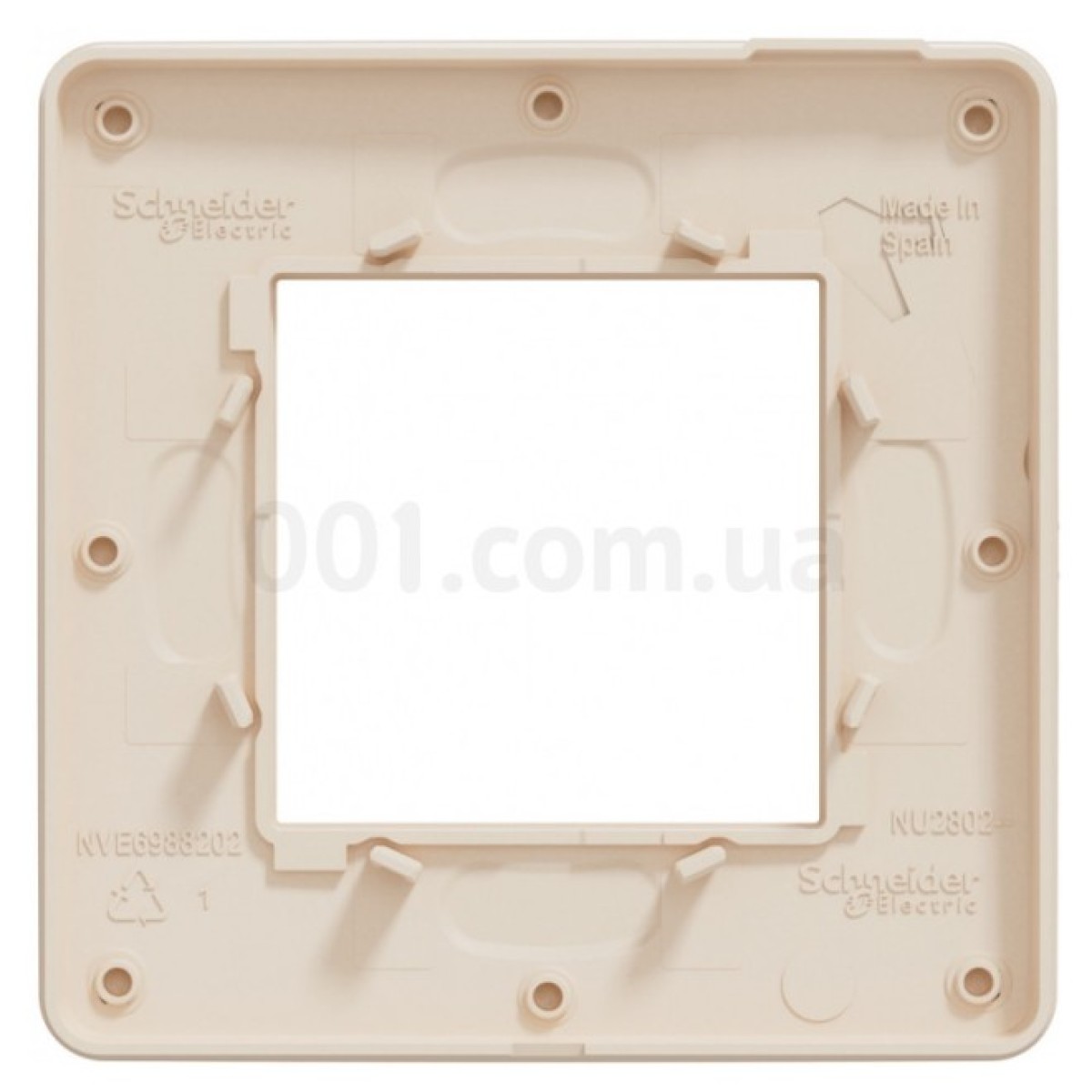 Рамка 1-постовая Unica Studio бежевая/бежевая, Schneider Electric 98_98.jpg - фото 4