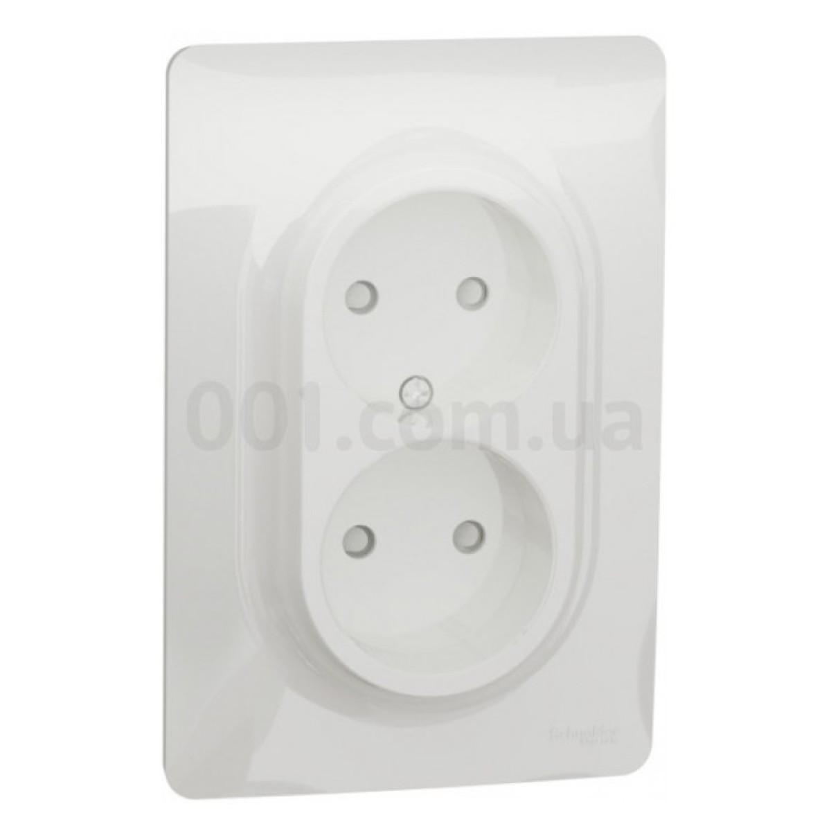 Розетка без з/к со шторками двойная Unica New белая, Schneider Electric 256_256.jpg