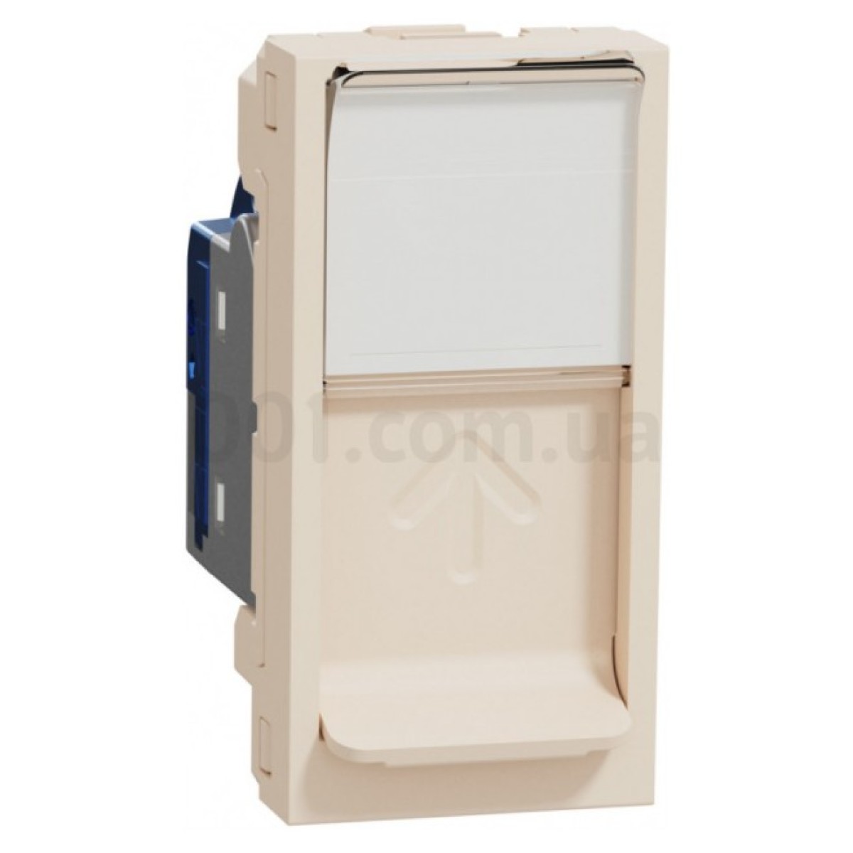 Розетка компьютерная RJ45 кат.6 STP (1 модуль) Unica New бежевая, Schneider Electric 256_256.jpg