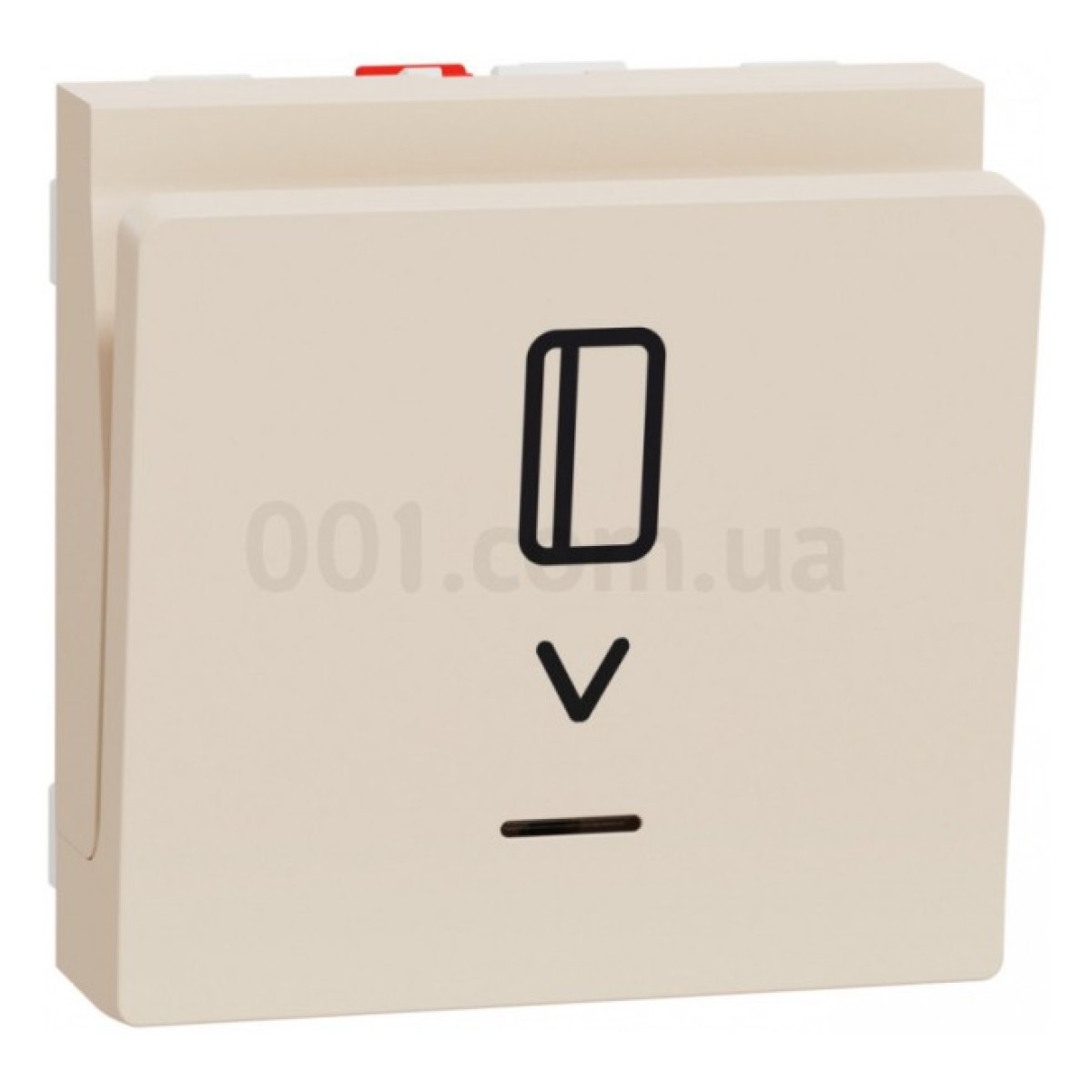 Выключатель карточный с подсветкой (2 модуля) 10А Unica New бежевый, Schneider Electric 256_256.jpg