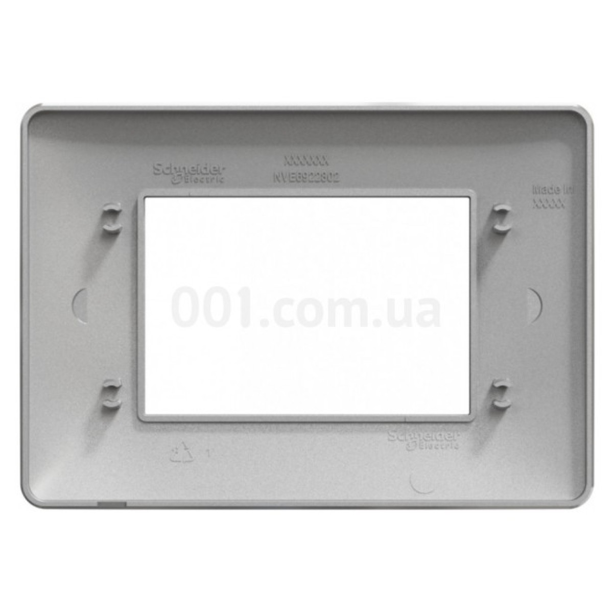 Рамка 3-модульная Unica Studio алюминий, Schneider Electric 98_98.jpg - фото 5