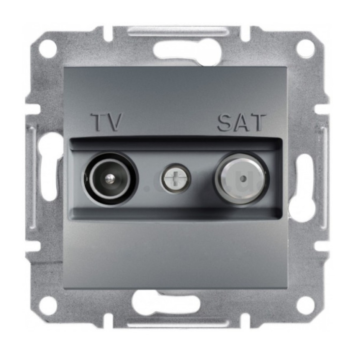 Розетка TV-SAT оконечная (1 dB) Asfora сталь, Schneider Electric 256_256.jpg