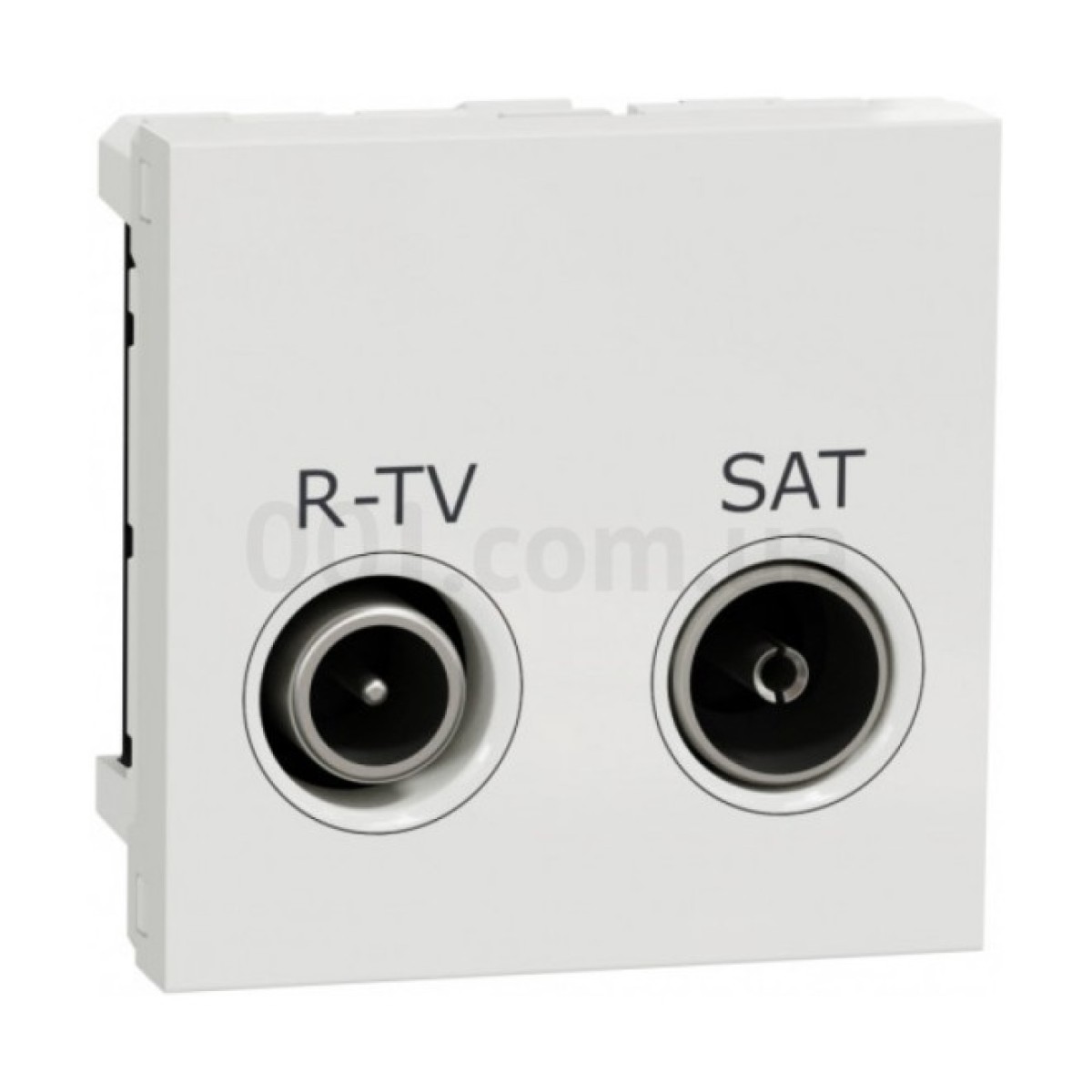 Розетка R-TV/SAT индивидуальная (2 модуля) Unica New белая, Schneider Electric 256_256.jpg