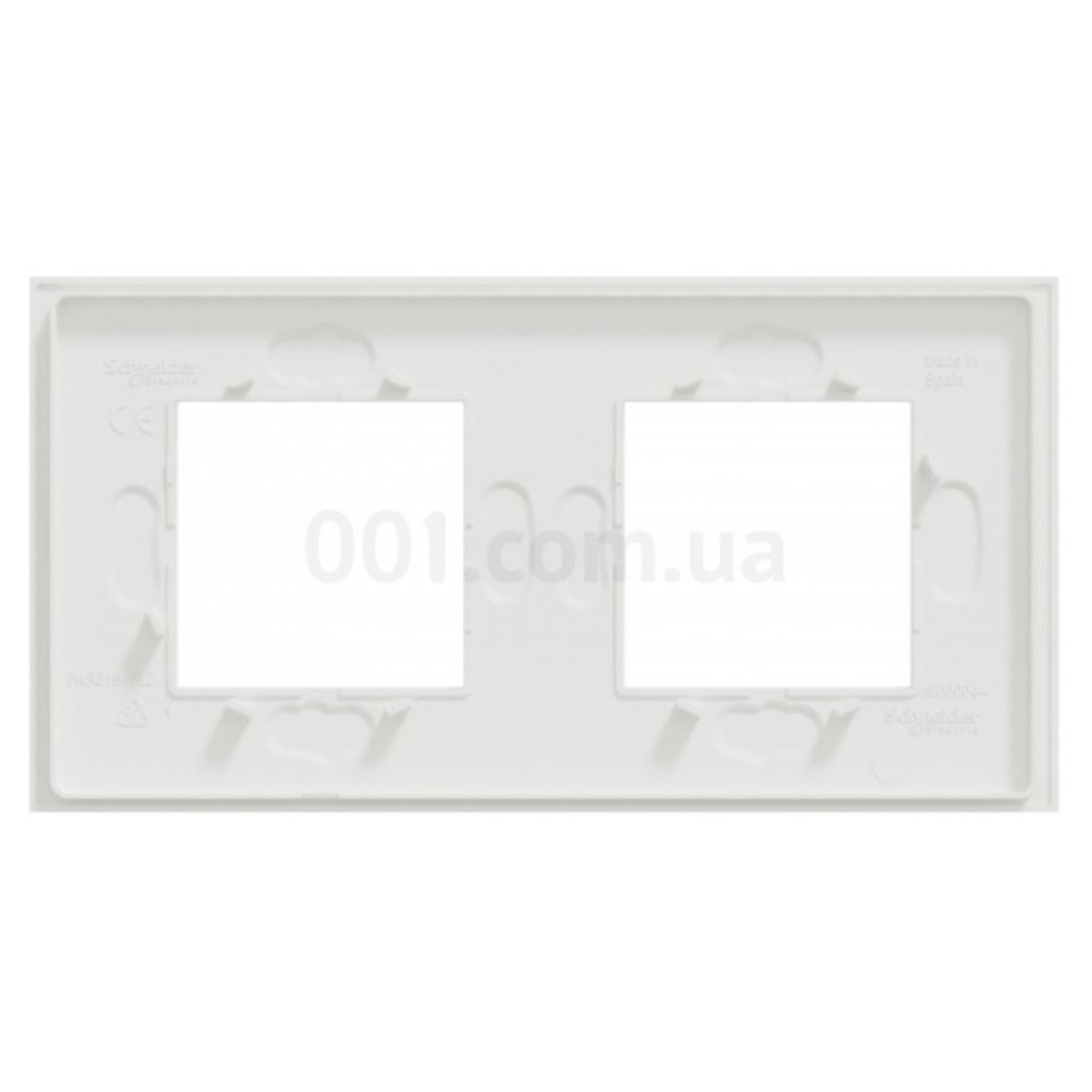 Рамка 2-постовая Unica Deco Material матовый белый, Schneider Electric 98_98.jpg - фото 2