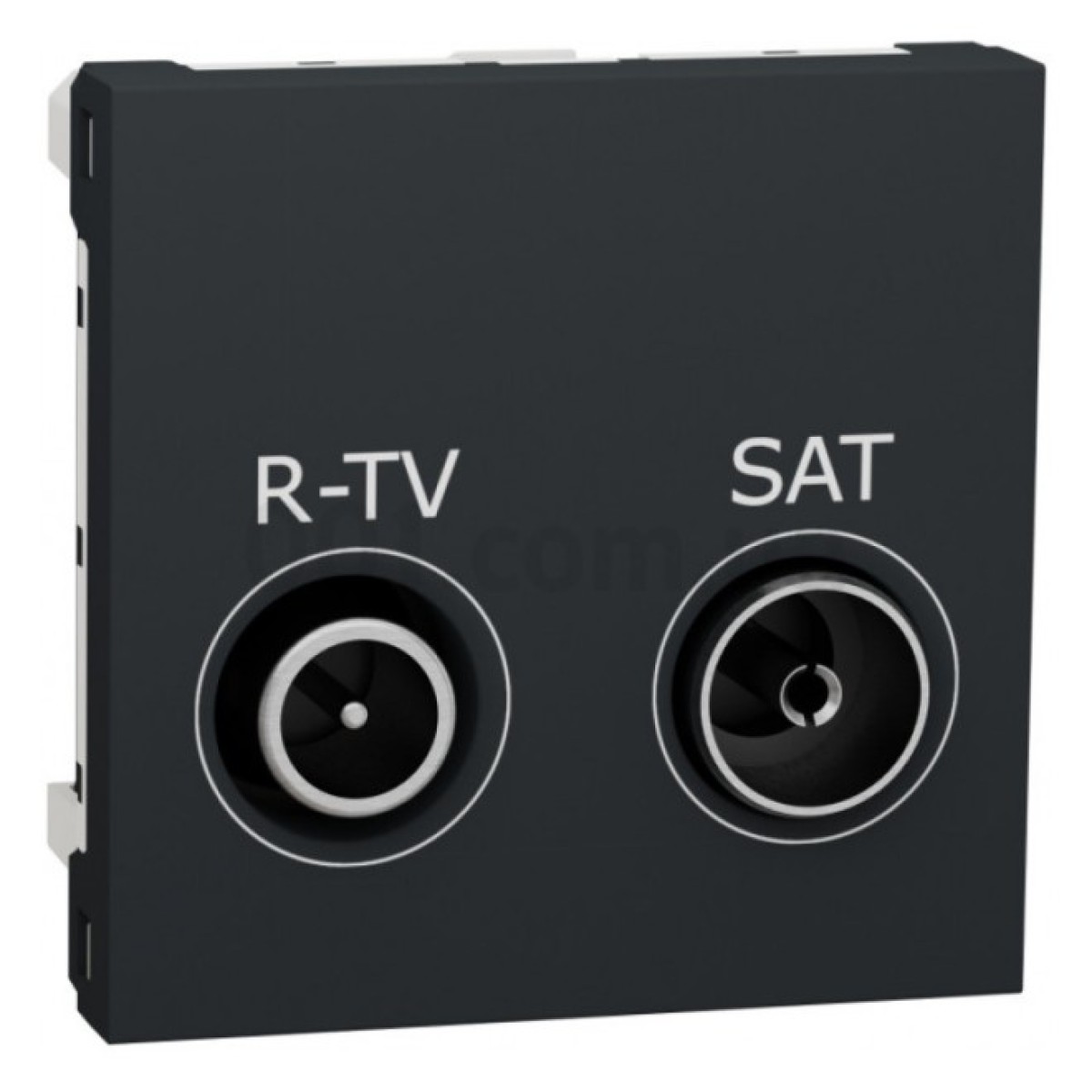 Розетка R-TV/SAT индивидуальная (2 модуля) Unica New антрацит, Schneider Electric 256_256.jpg