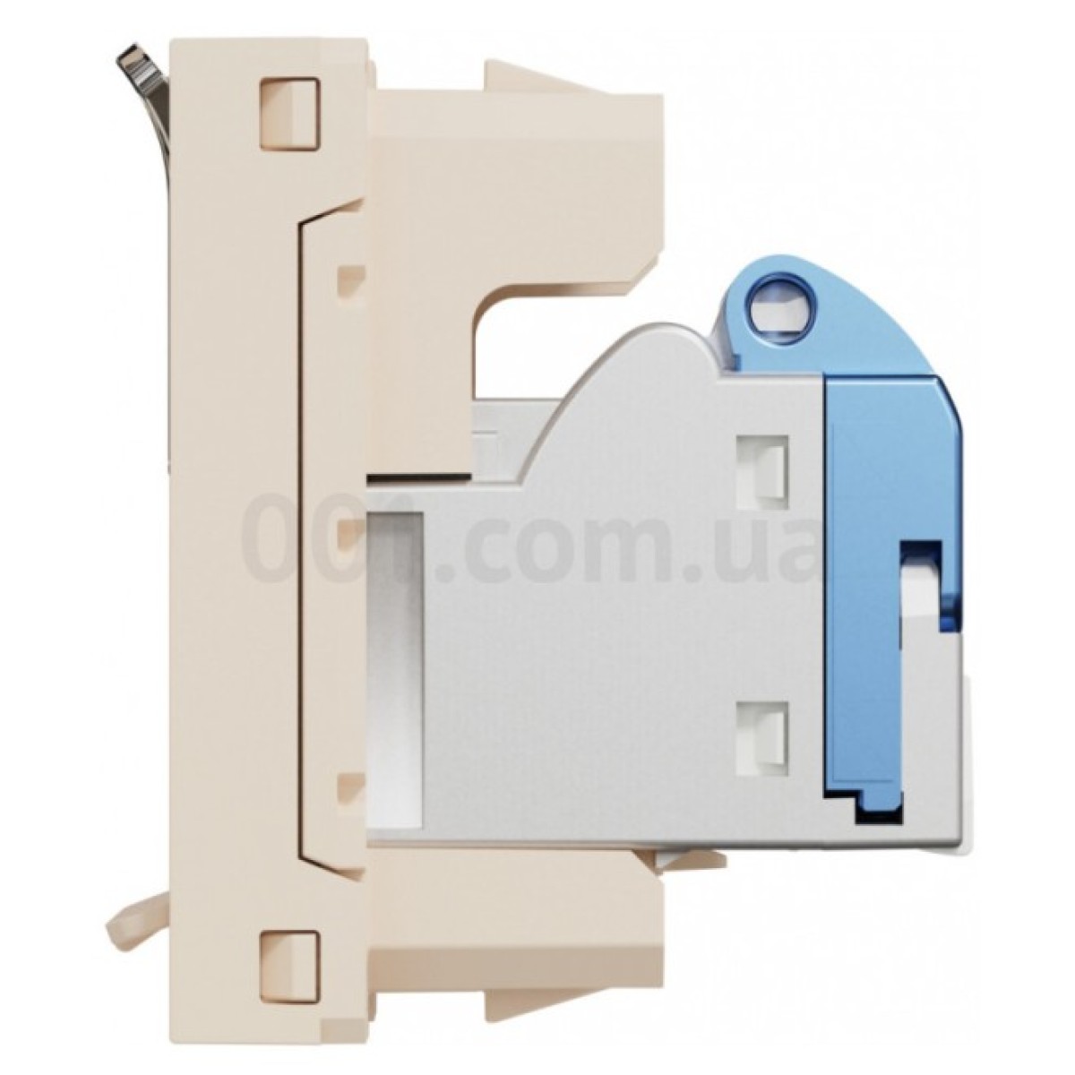 Розетка компьютерная RJ45 кат.6 STP (1 модуль) Unica New бежевая, Schneider Electric 98_98.jpg - фото 6