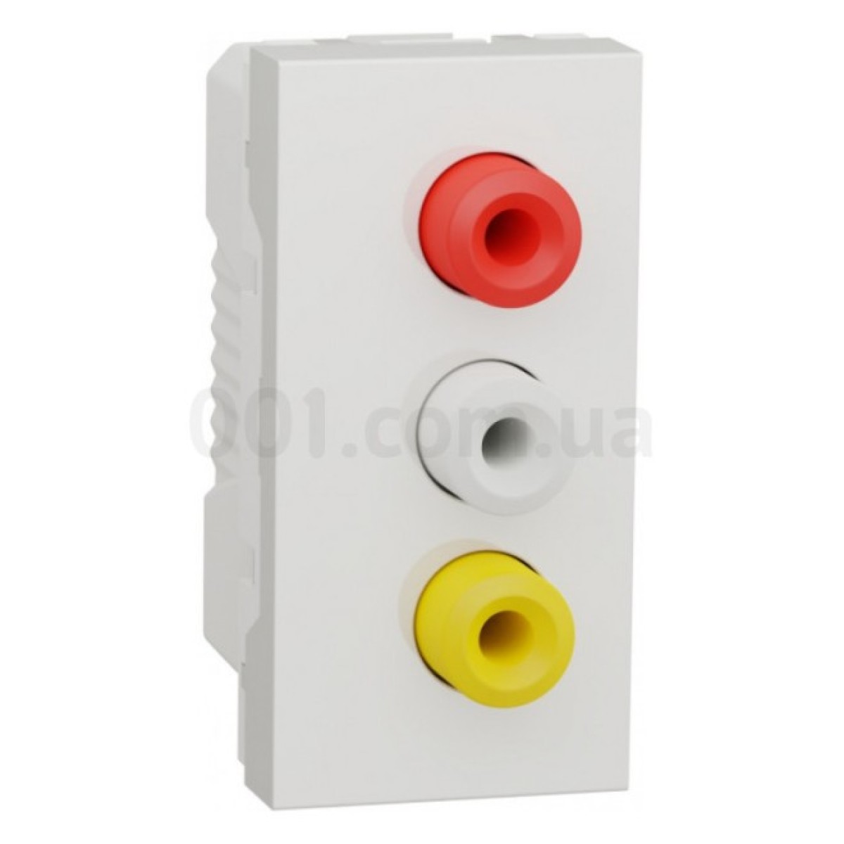 Розетка 3 RCA (1 модуль) Unica New белая, Schneider Electric 256_256.jpg