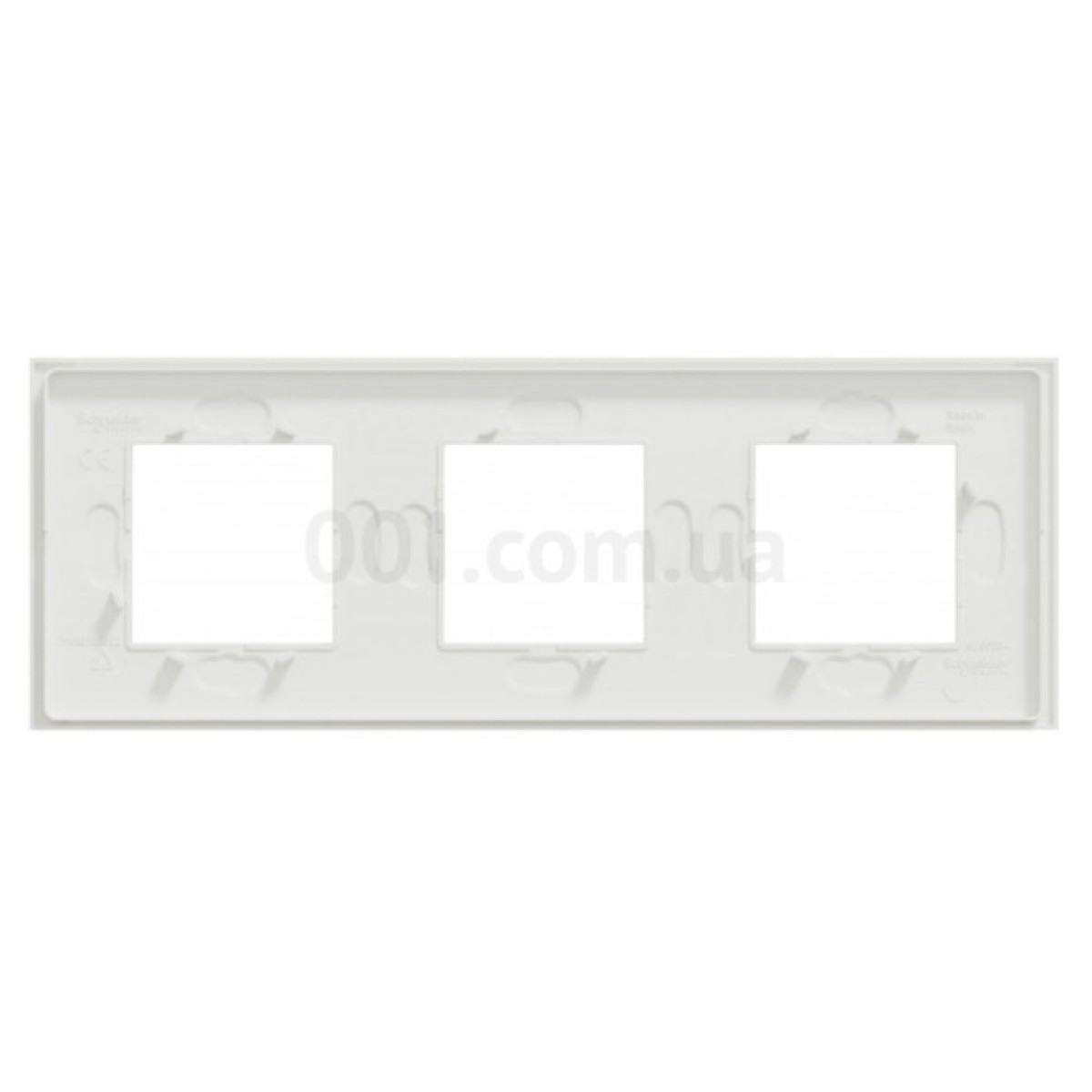 Рамка 3-постовая Unica Deco Material матовый белый, Schneider Electric 98_98.jpg - фото 5