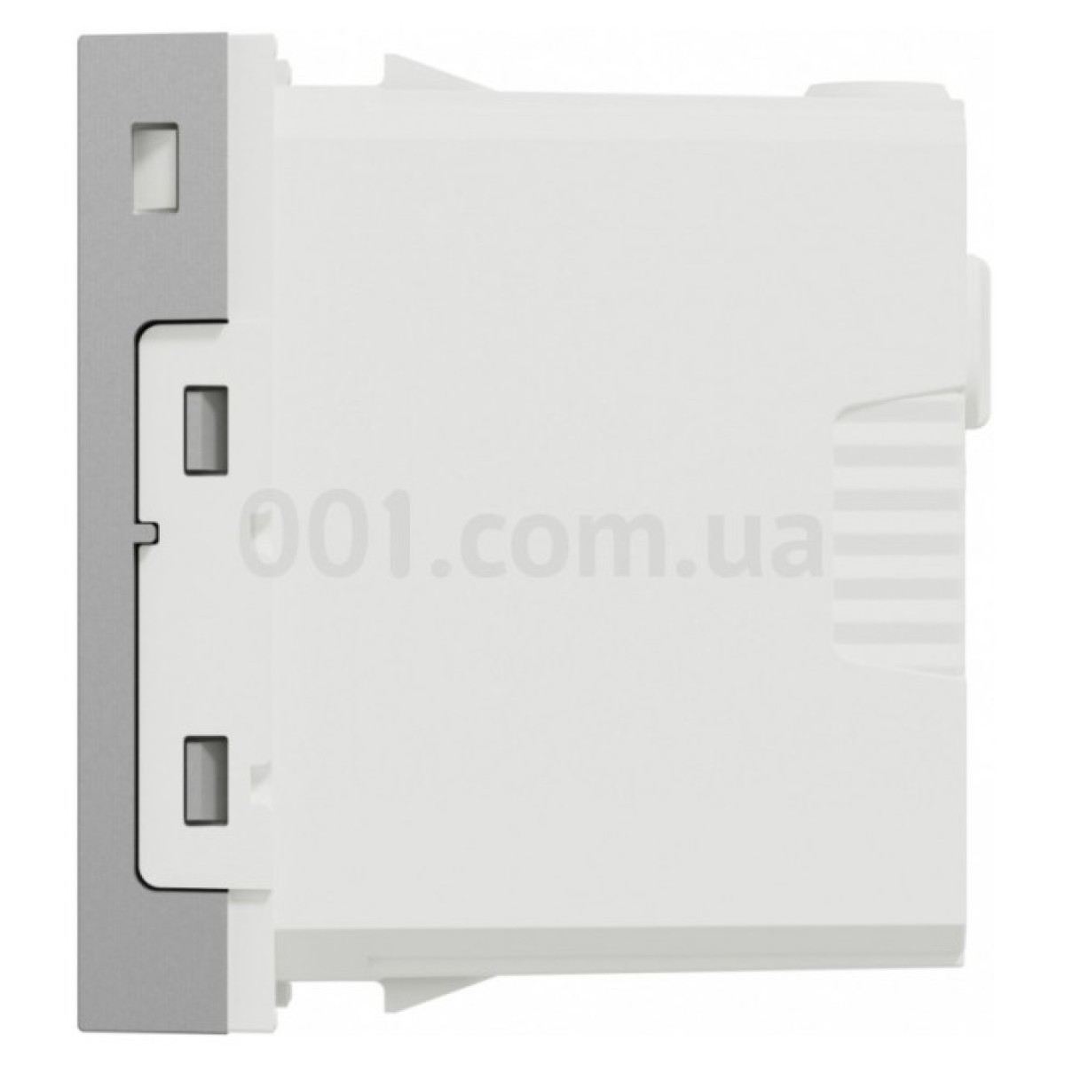 Розетка USB 2.4А (12Вт) тип A+C (1 модуль) Unica New алюминий, Schneider Electric 98_98.jpg - фото 5