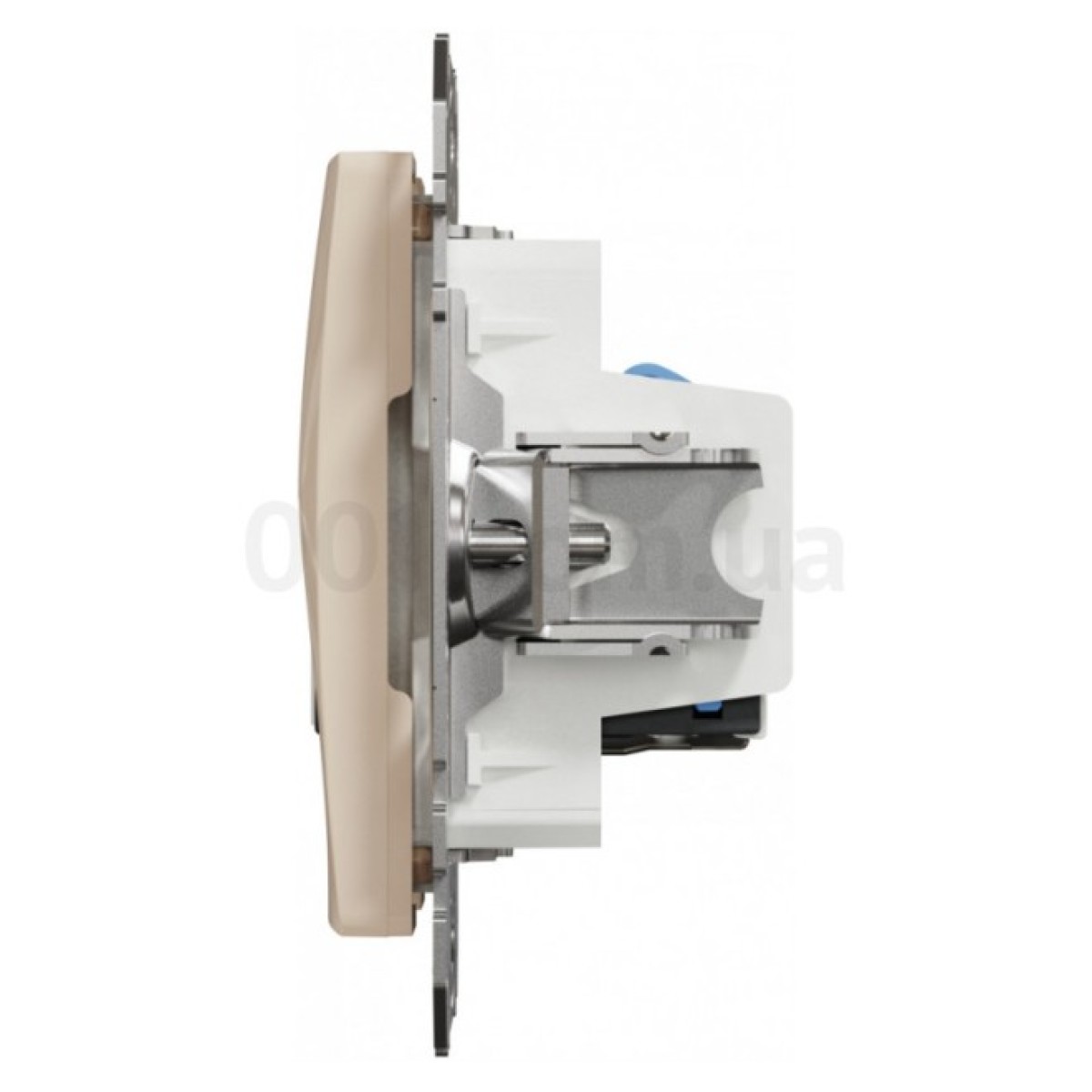 Розетка телефонная RJ11 + компьютерная RJ45 кат.6 UTP Sedna Design & Elements бежевая, Schneider Electric 98_98.jpg - фото 4