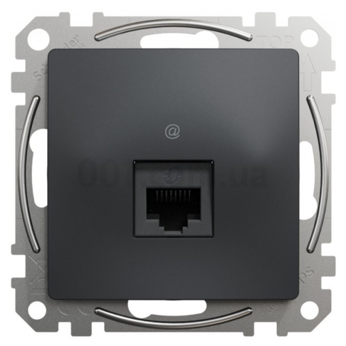 Розетка компьютерная RJ45 кат.6 UTP Sedna Design черная, Schneider Electric 98_98.jpg - фото 2