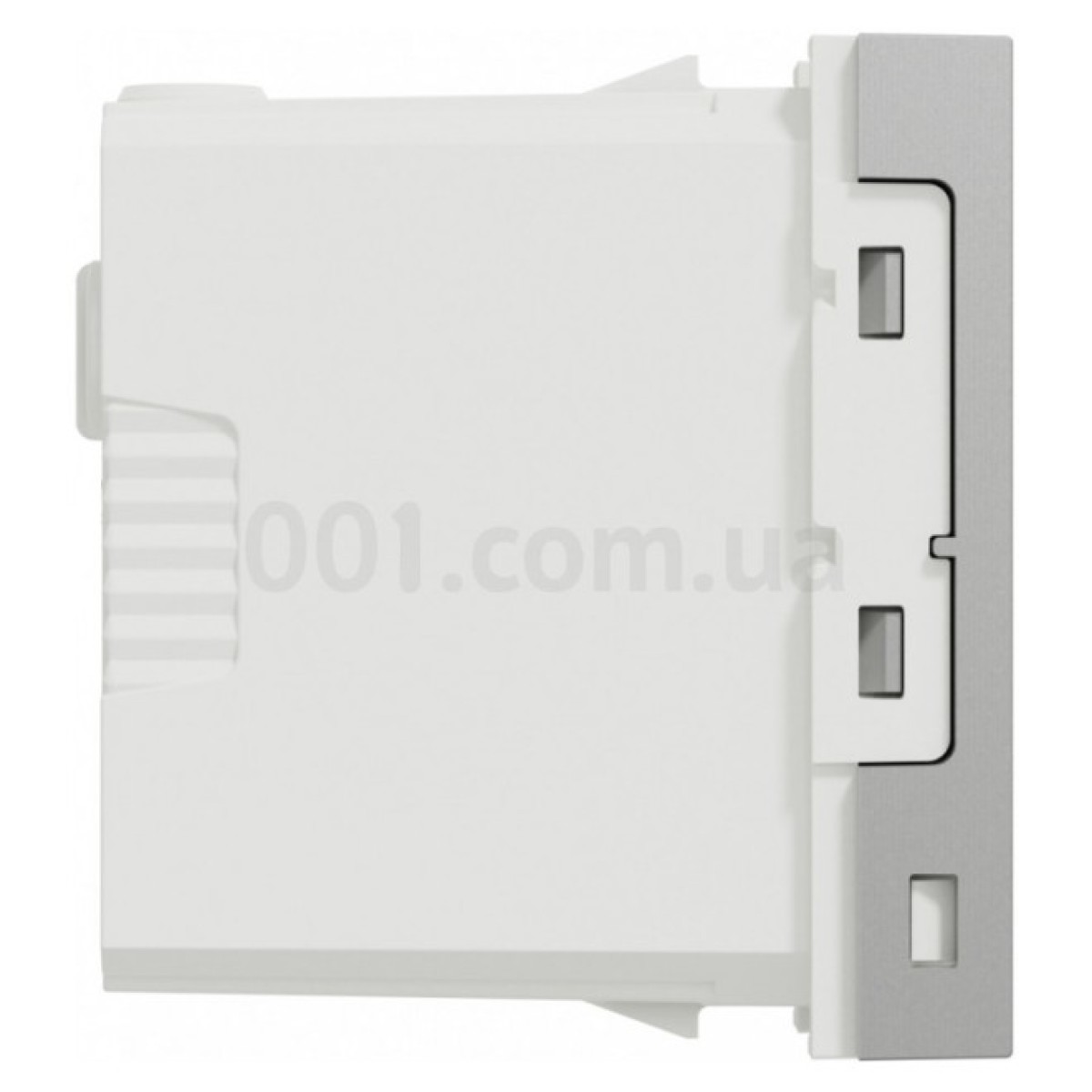 Розетка USB 2.4А (12Вт) тип A+C (1 модуль) Unica New алюминий, Schneider Electric 98_98.jpg - фото 6