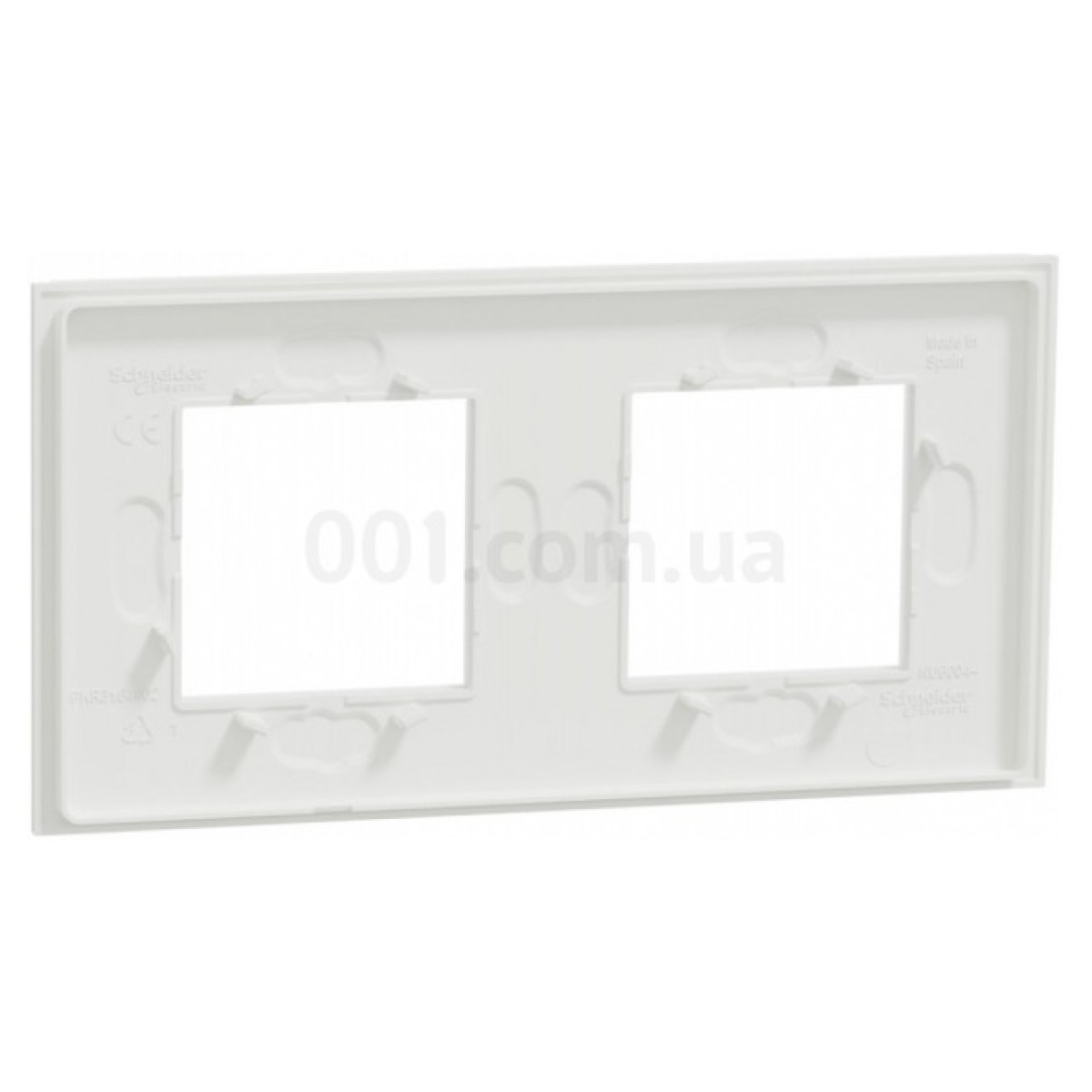 Рамка 2-постовая Unica Deco Material матовый белый, Schneider Electric 98_98.jpg - фото 6