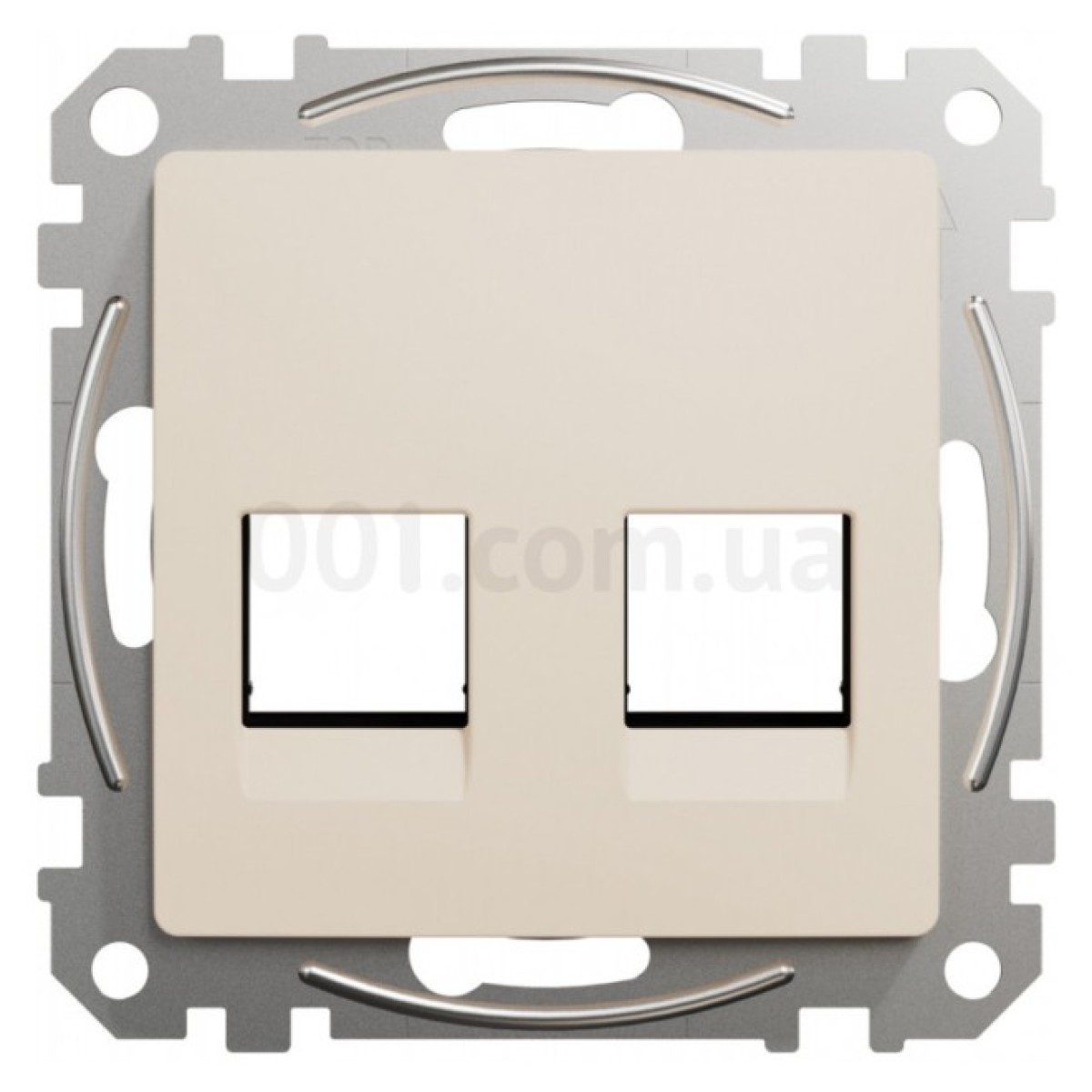 Панель для 2 модулей Keystone Sedna Design бежевая, Schneider Electric 98_98.jpg - фото 3