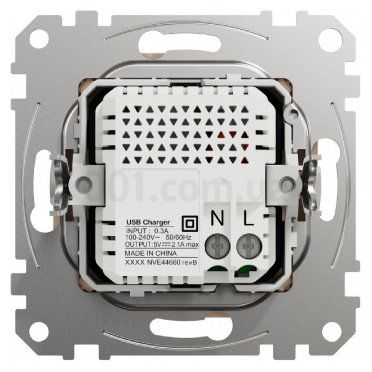 Розетка USB двойная (A+A) 2,1A Sedna Design бежевая, Schneider Electric 98_98.jpg - фото 4