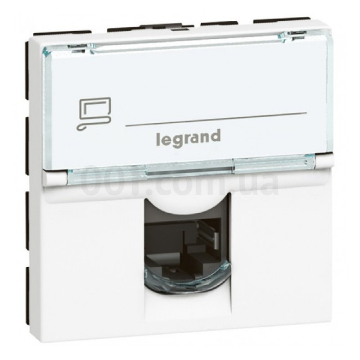 Розетка RJ45 FTP кат.6 2 модуля Mosaic белая, Legrand 256_256.jpg