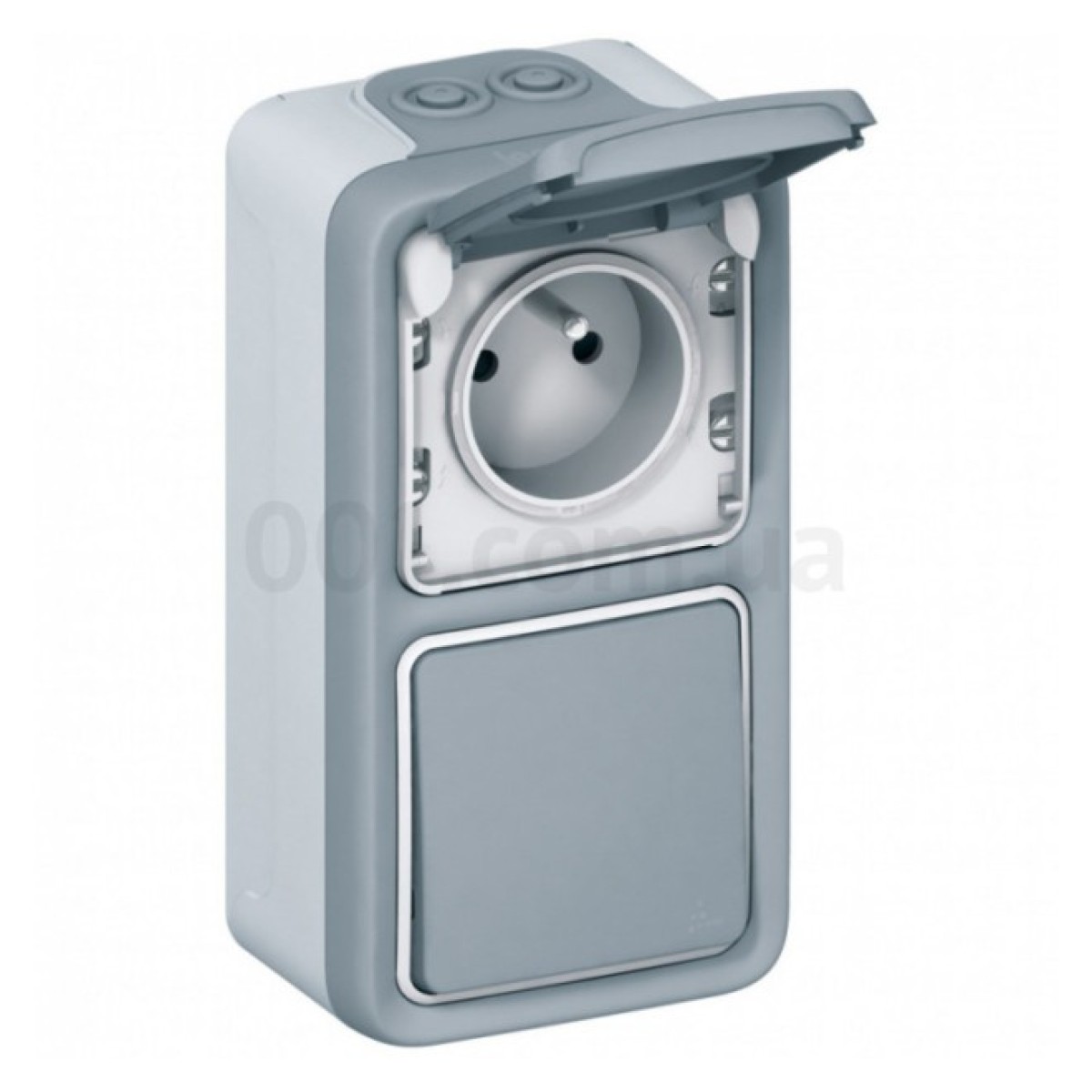 Коробка для накладного монтажа 2-местная вертикальная Plexo IP55 серая, Legrand 256_256.jpg