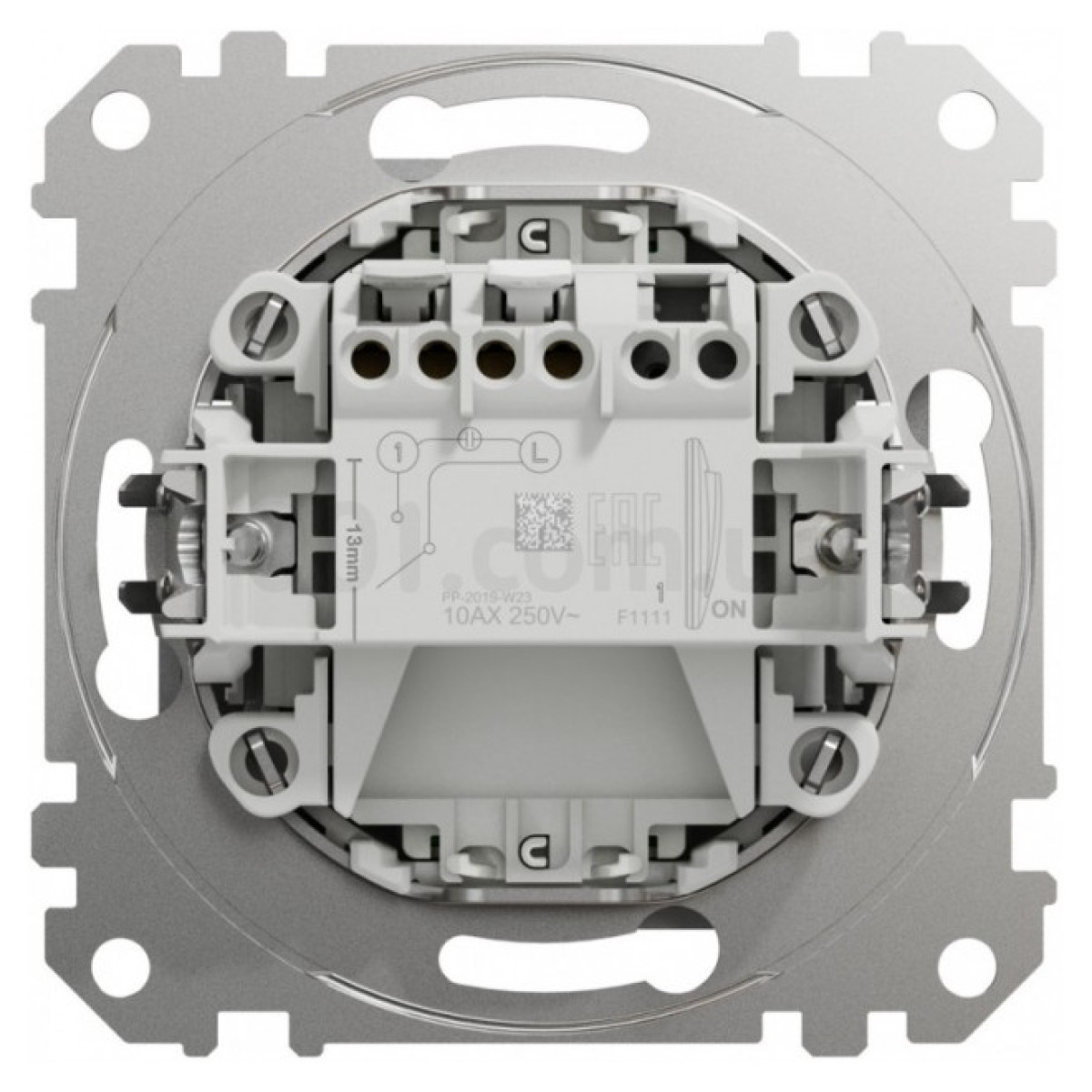 Выключатель карточный 10А Sedna Design & Elements алюминий, Schneider Electric 98_98.jpg - фото 5