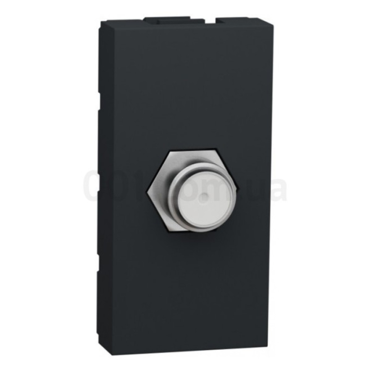 Розетка Coaxial F-type (1 модуль) Unica New антрацит, Schneider Electric 256_256.jpg