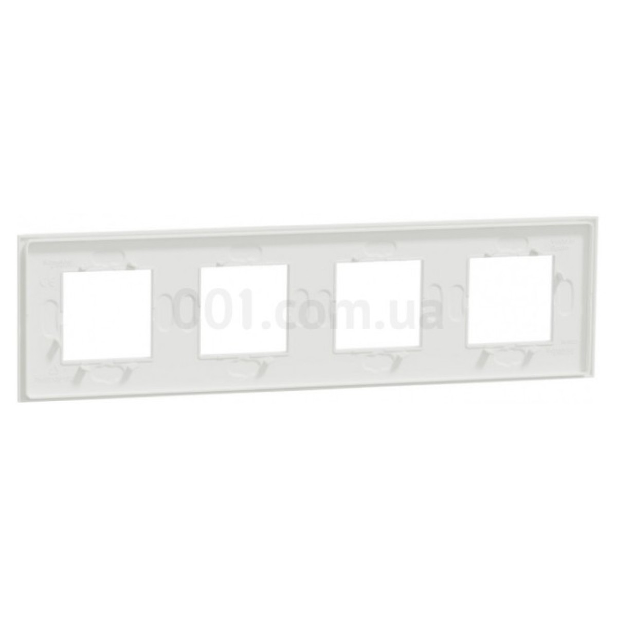 Рамка 4-постовая Unica Deco Material матовый белый, Schneider Electric 98_98.jpg - фото 6
