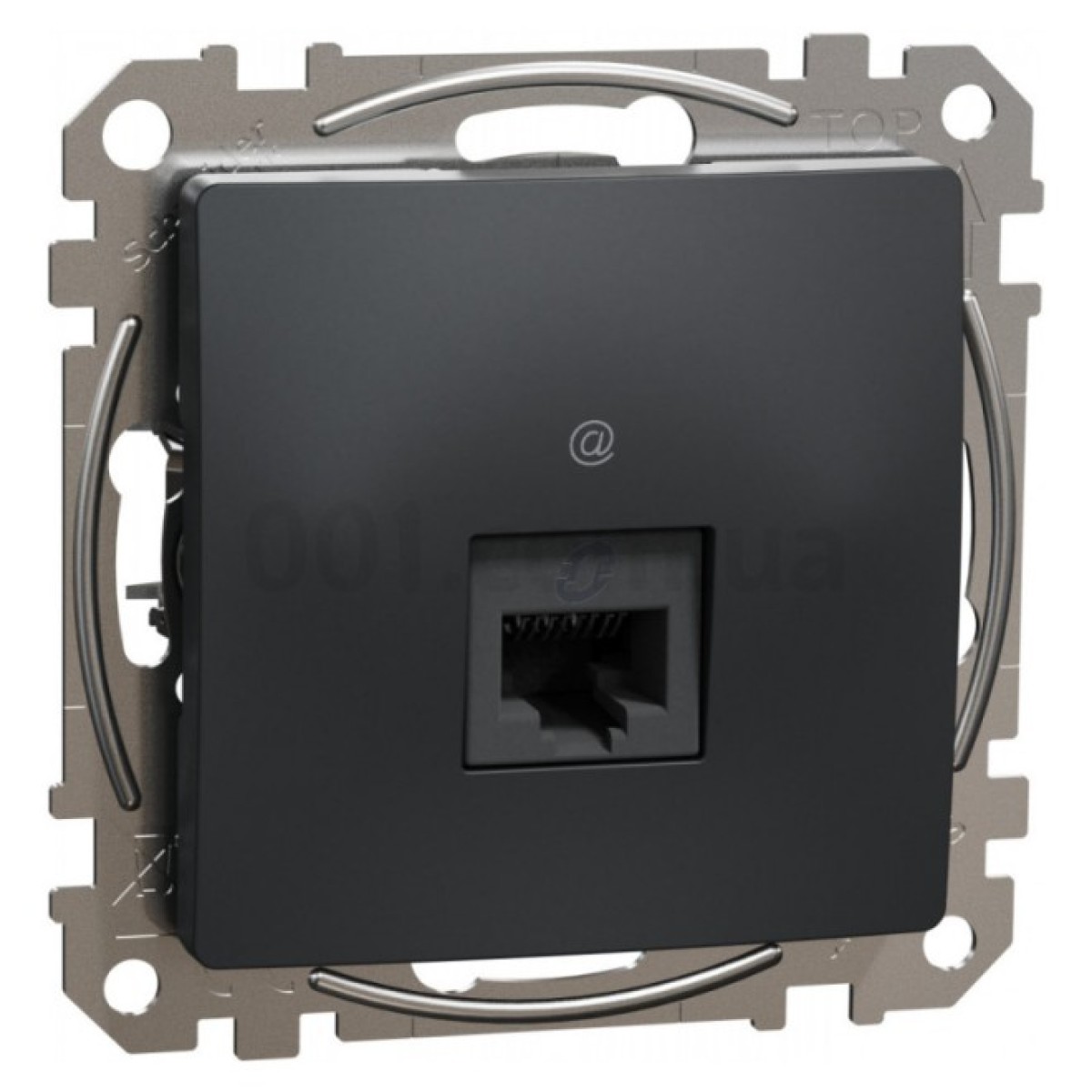 Розетка компьютерная RJ45 кат.6 UTP Sedna Design черная, Schneider Electric 256_256.jpg