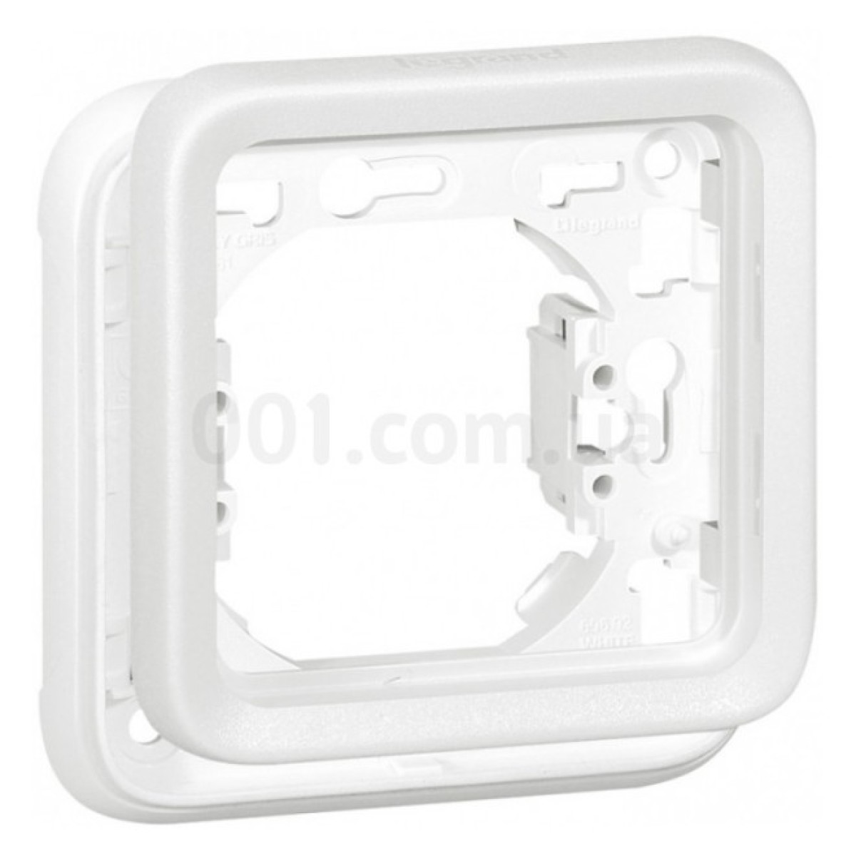 Суппорт с антибактериальной рамкой 1-местный Plexo IP55 белый, Legrand 256_256.jpg