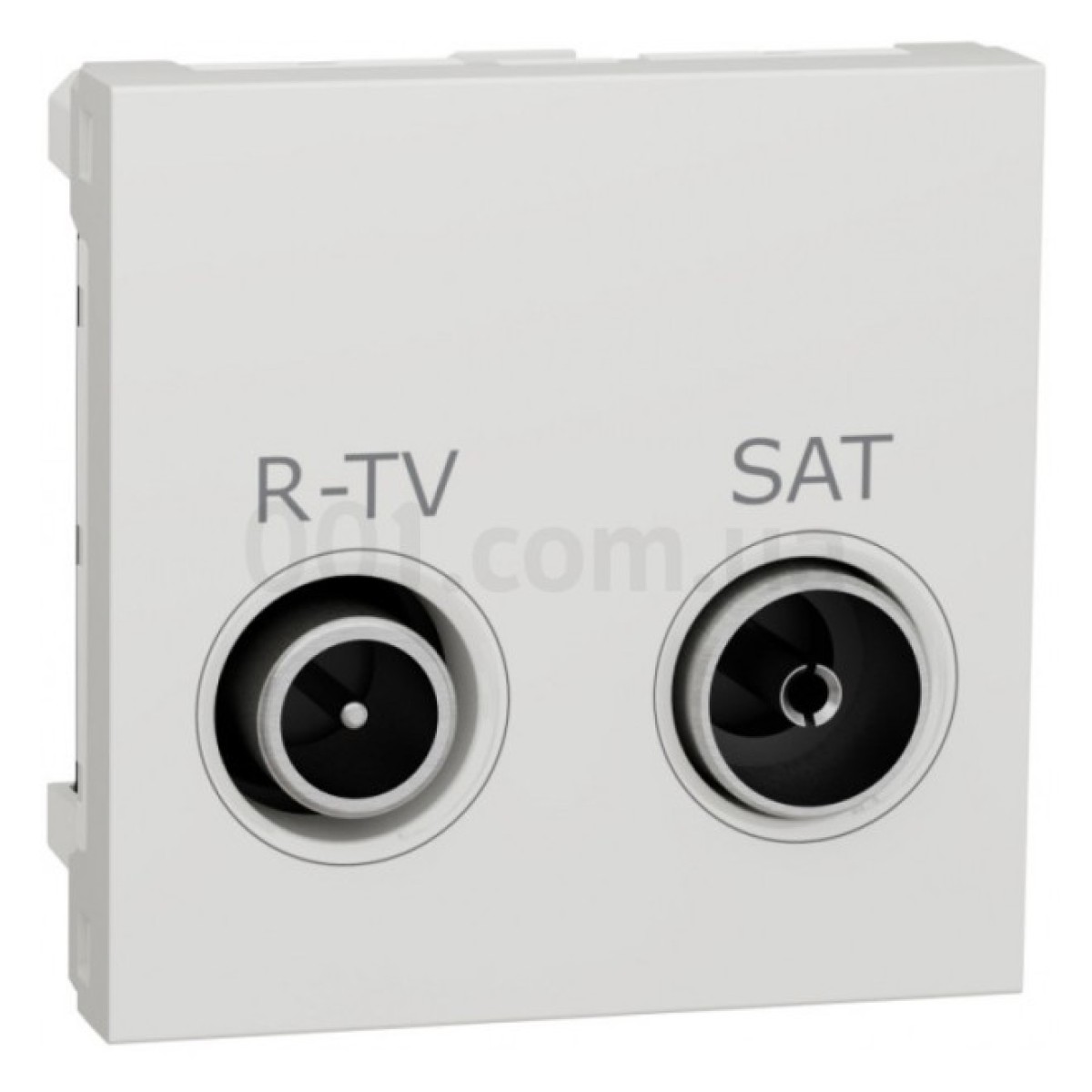 Розетка R-TV/SAT проходная (2 модуля) Unica New белая, Schneider Electric 256_256.jpg