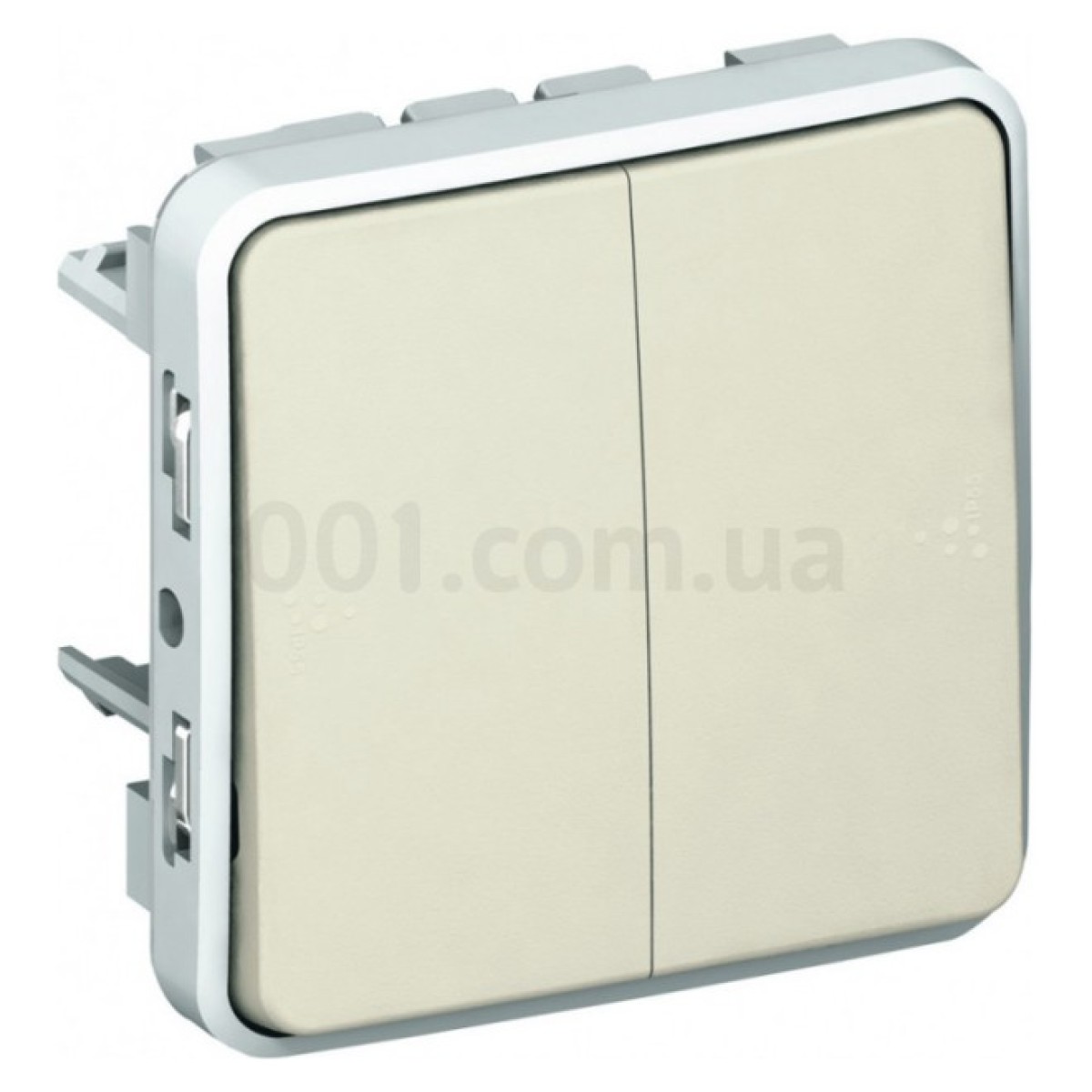 Переключатель двухклавишный на два направления Plexo IP55 белый, Legrand 256_256.jpg