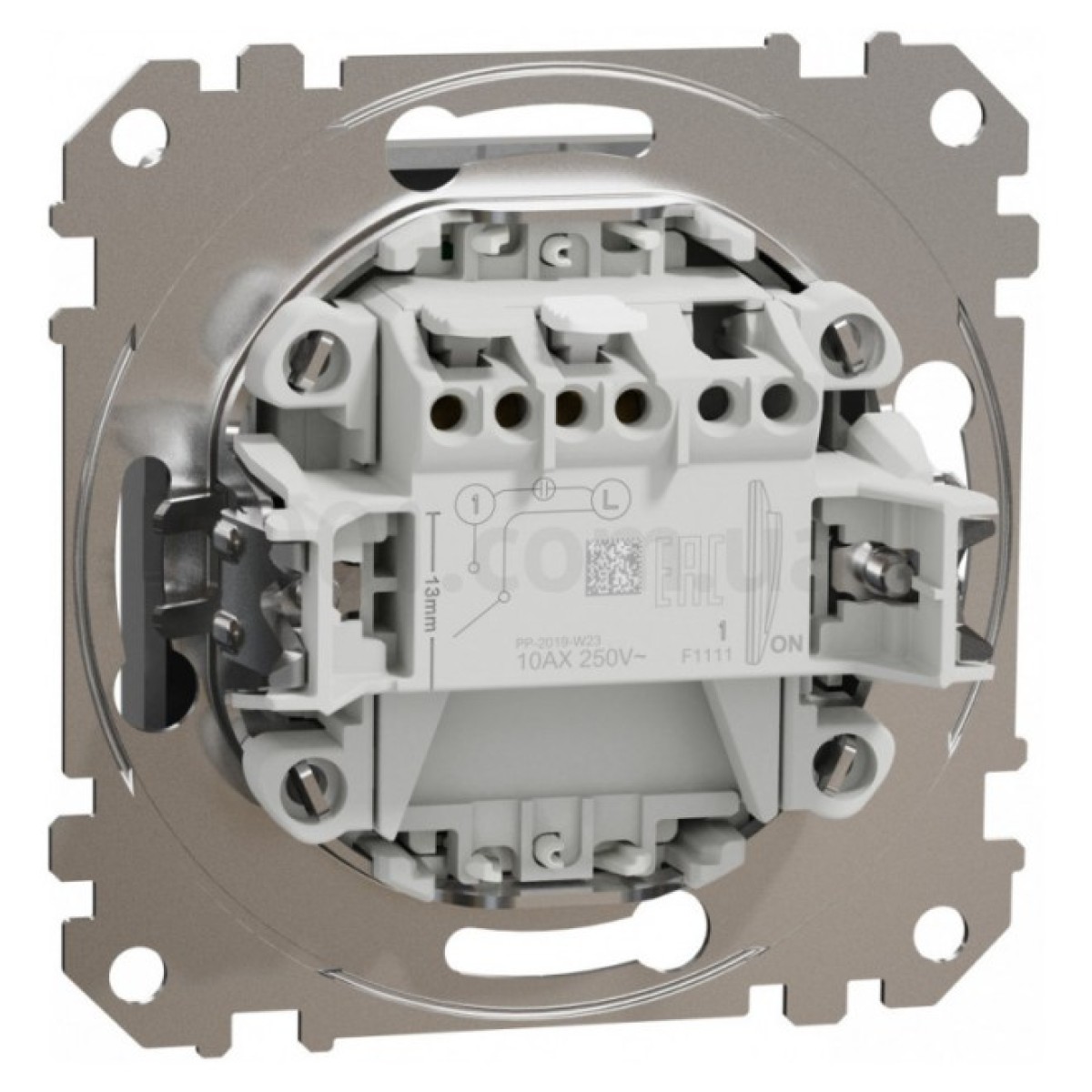 Выключатель карточный 10А Sedna Design & Elements алюминий, Schneider Electric 98_98.jpg - фото 7