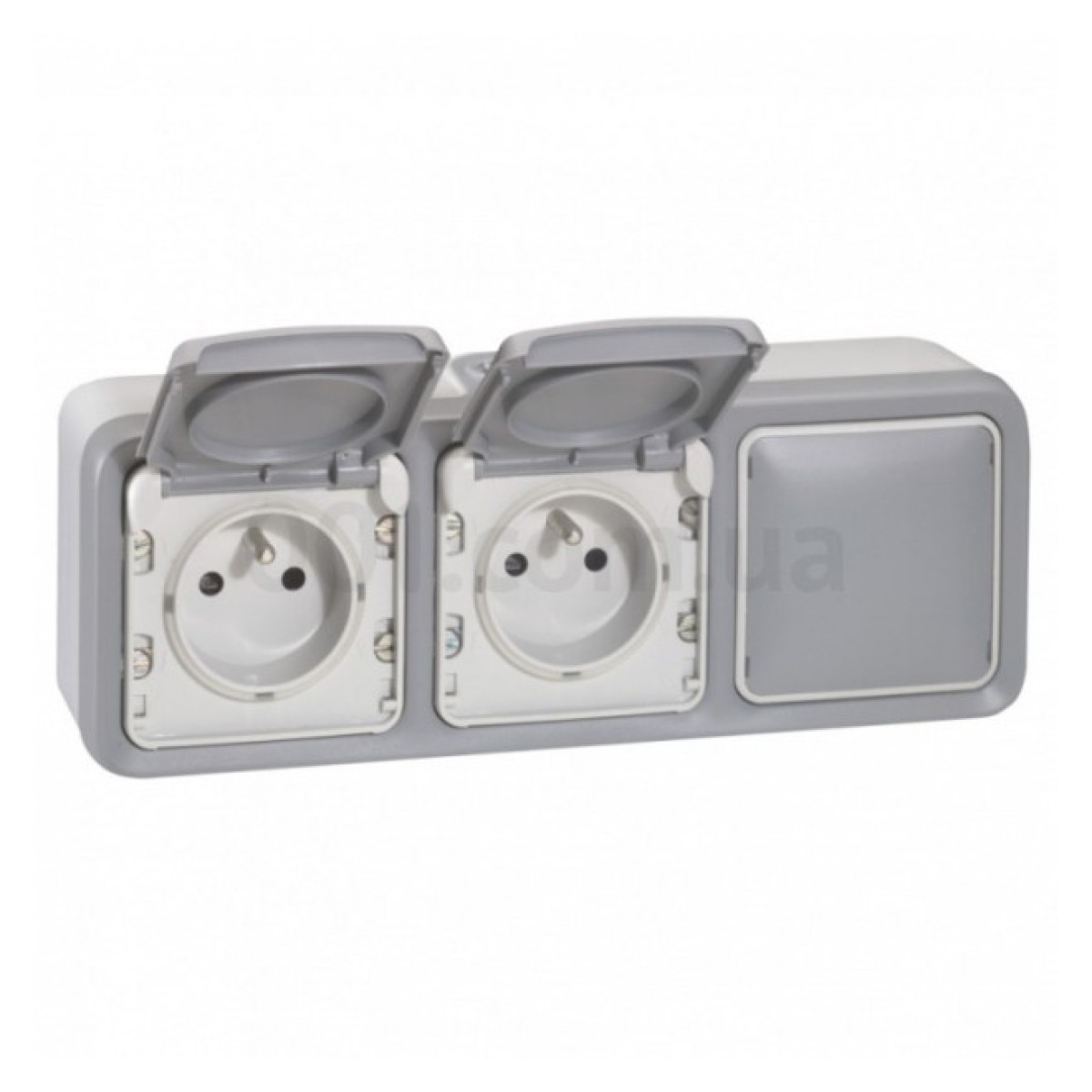 Коробка для накладного монтажа 3-местная горизонтальная Plexo IP55 серая, Legrand 256_256.jpg
