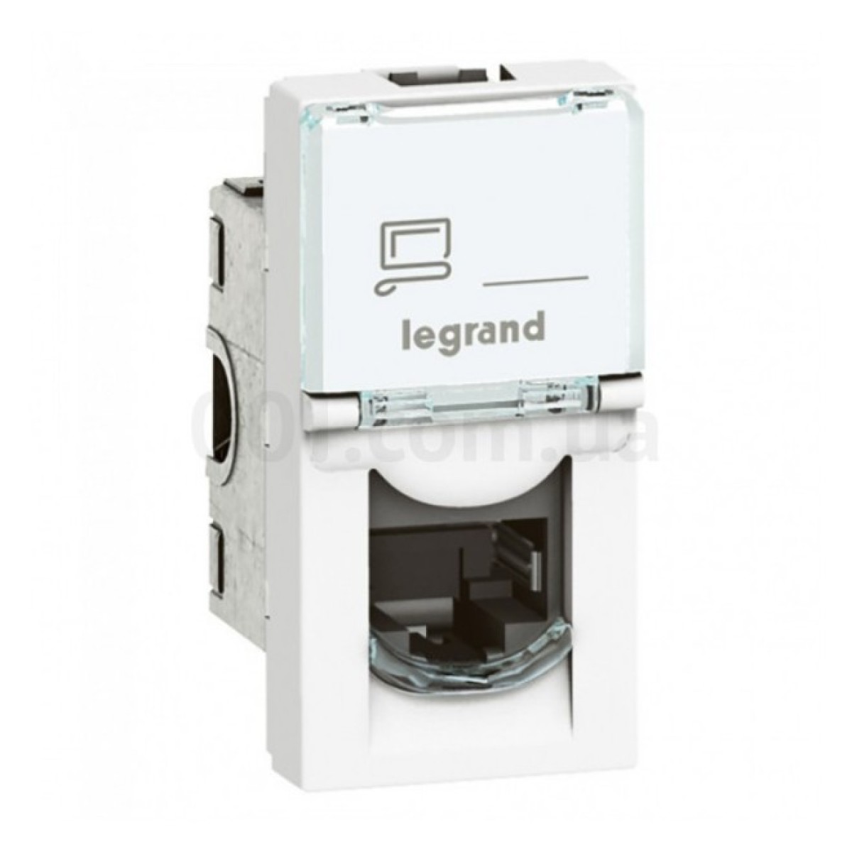 Розетка RJ45 FTP кат.5e 1 модуль Mosaic белая, Legrand 256_256.jpg