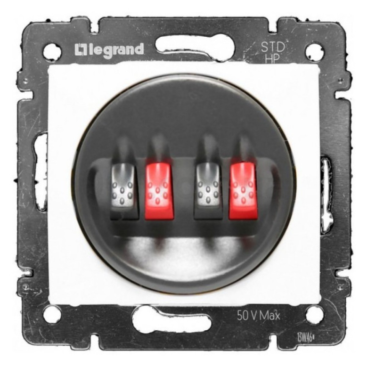 Розетка для аккустических колонок двойная Valena белая, Legrand 256_256.jpg