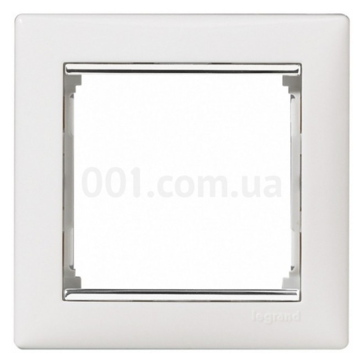 Рамка 1-постовая универсальная Valena белая/серебро, Legrand 256_256.jpg