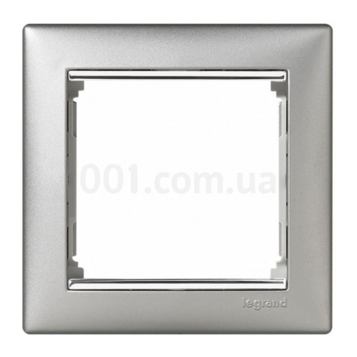 Рамка 1-постовая универсальная Valena алюминий/серебро, Legrand 256_256.jpg