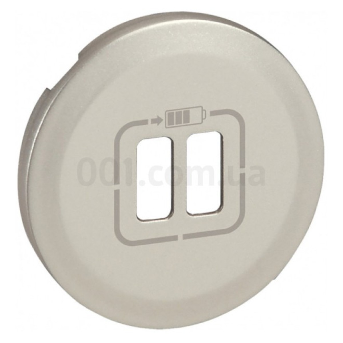 Лицевая панель двойной розетки USB Celiane белая, Legrand 256_256.jpg