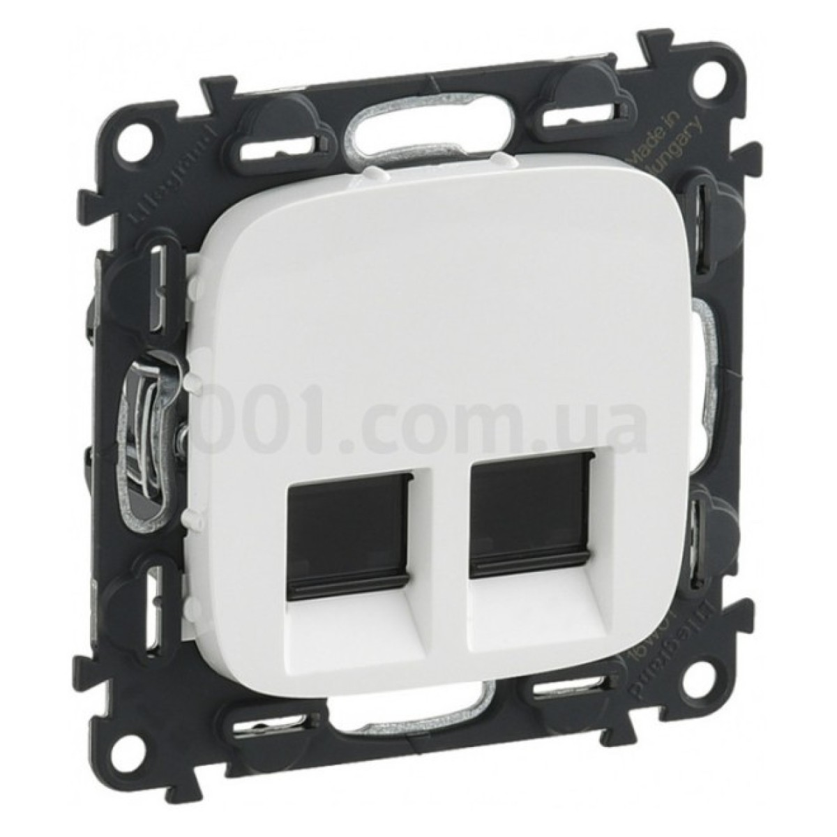 Розетка компьютерная двойная RJ45 UTP кат.6 Valena Allure белая, Legrand 256_256.jpg