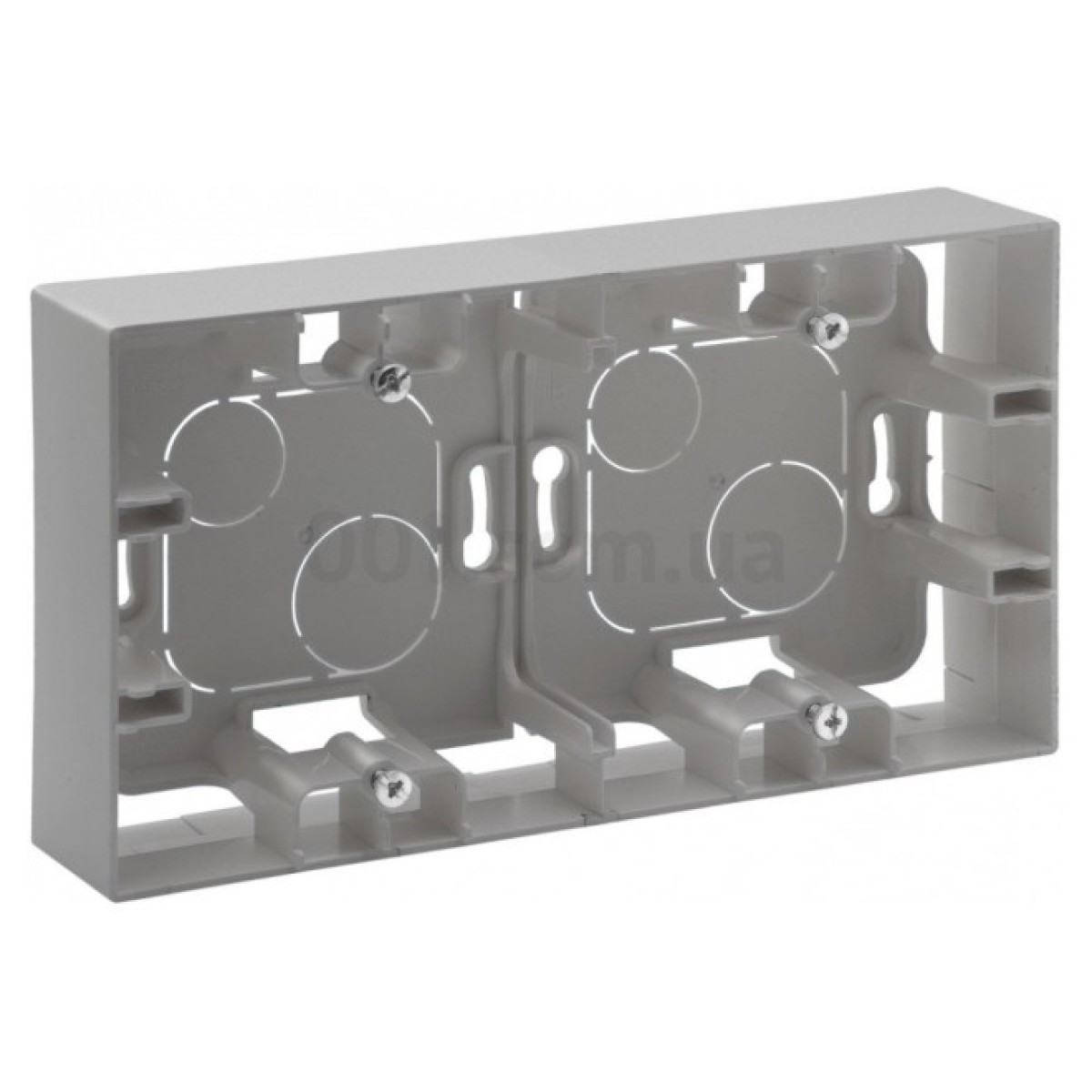 Коробка накладного монтажа 2-постовая Niloe Step алюминий, Legrand 256_256.jpg