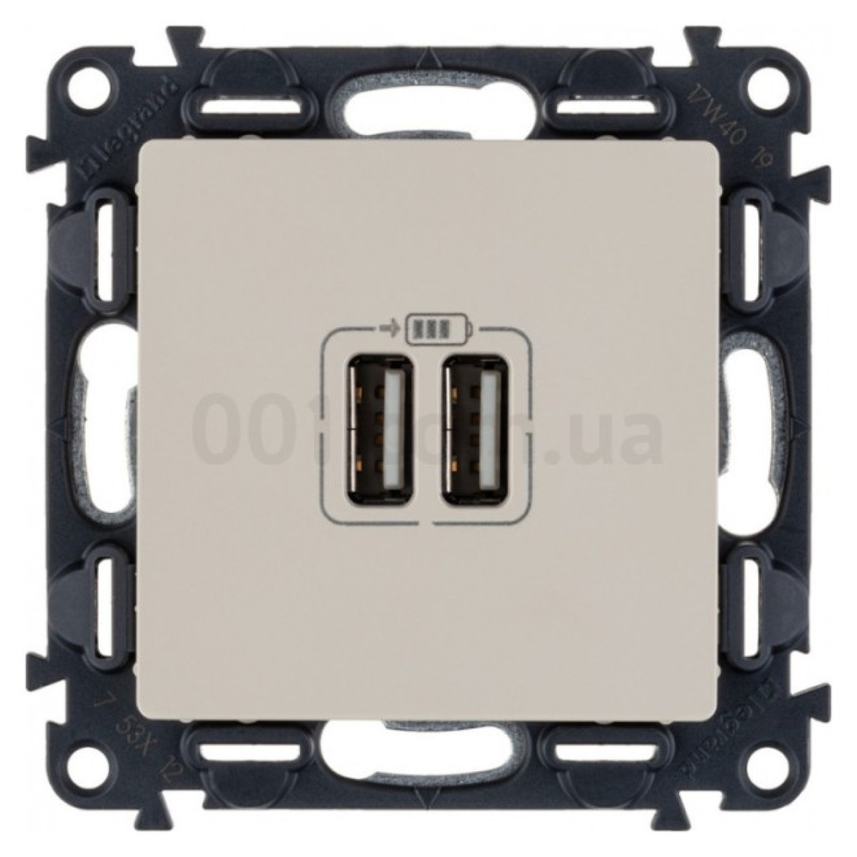 Розетка USB двойная Valena Life слоновая кость, Legrand 256_256.jpg