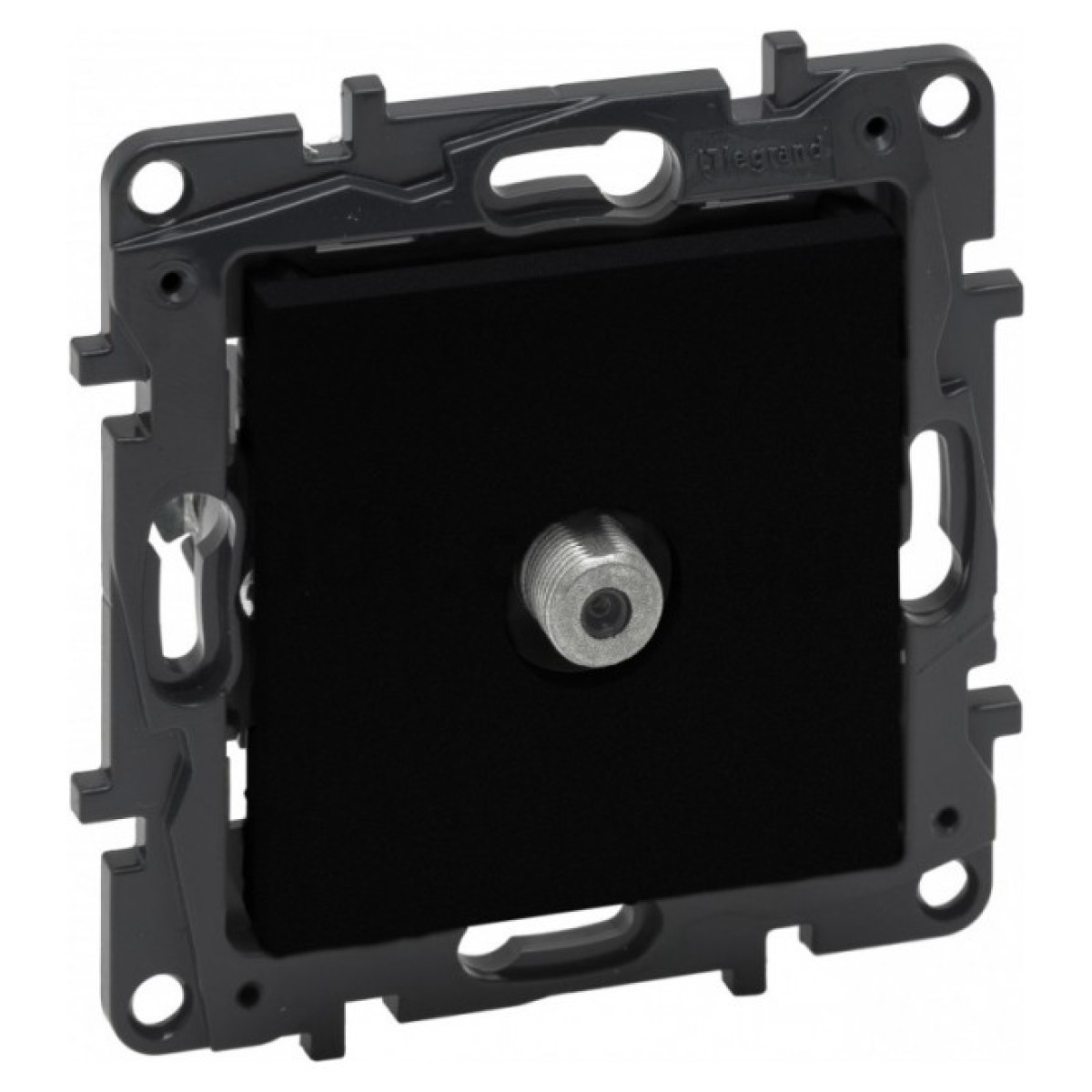 Розетка TV тип F "звезда" Niloe Step черная, Legrand 256_256.jpg
