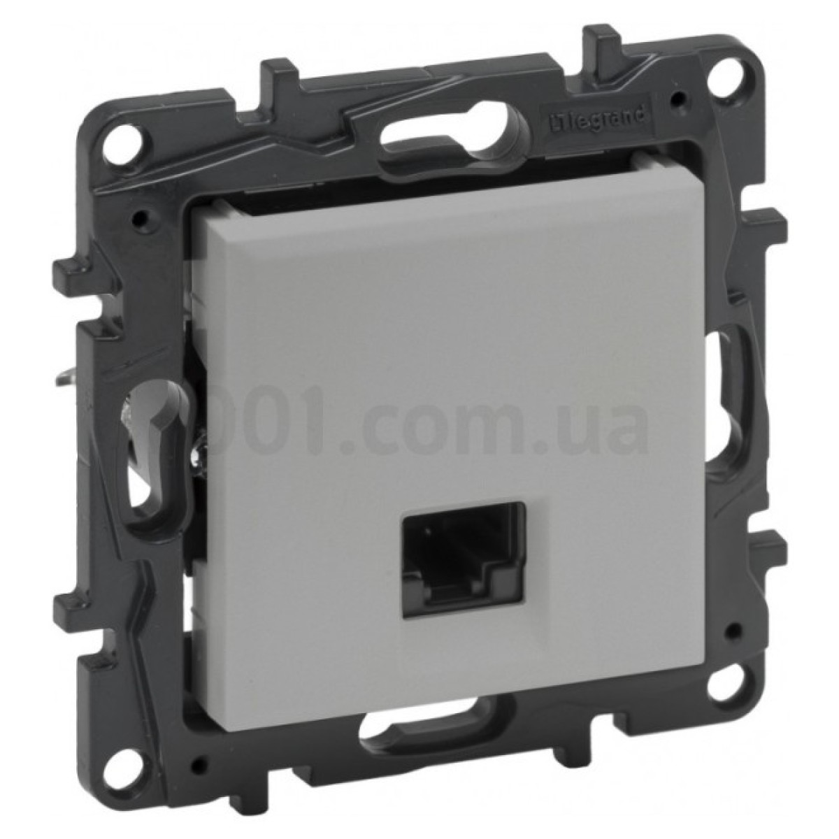 Розетка информационная RJ45 кат.6 FTP Niloe Step алюминий, Legrand 256_256.jpg