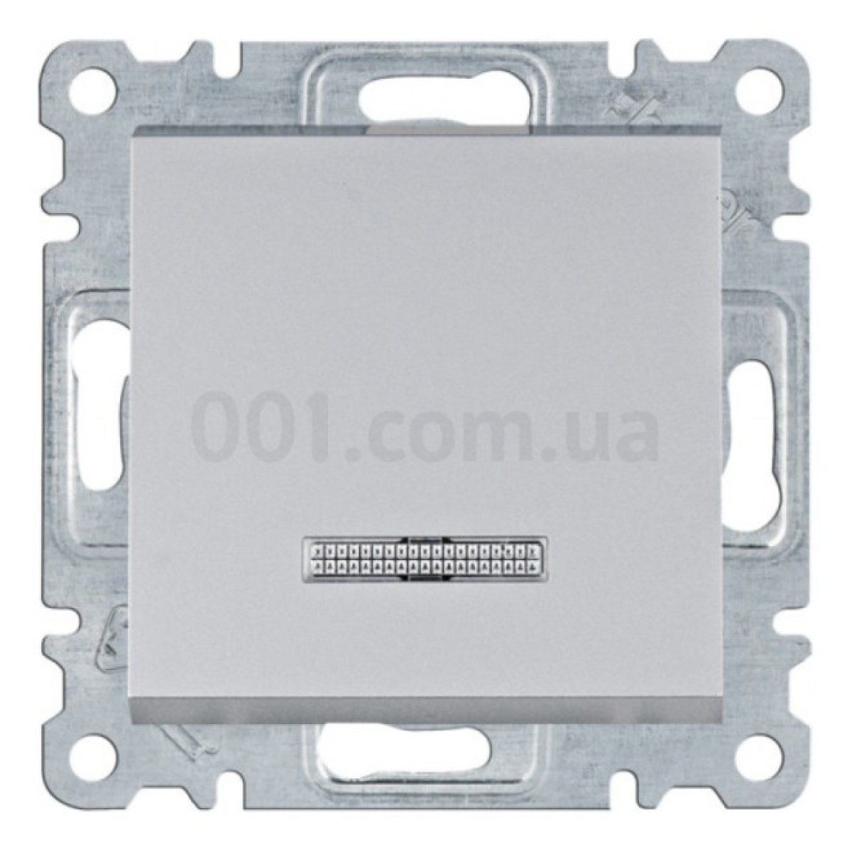 Выключатель с подсветкой 1-клавишный Lumina серебристый 10АХ/230В, Hager 256_256.jpg