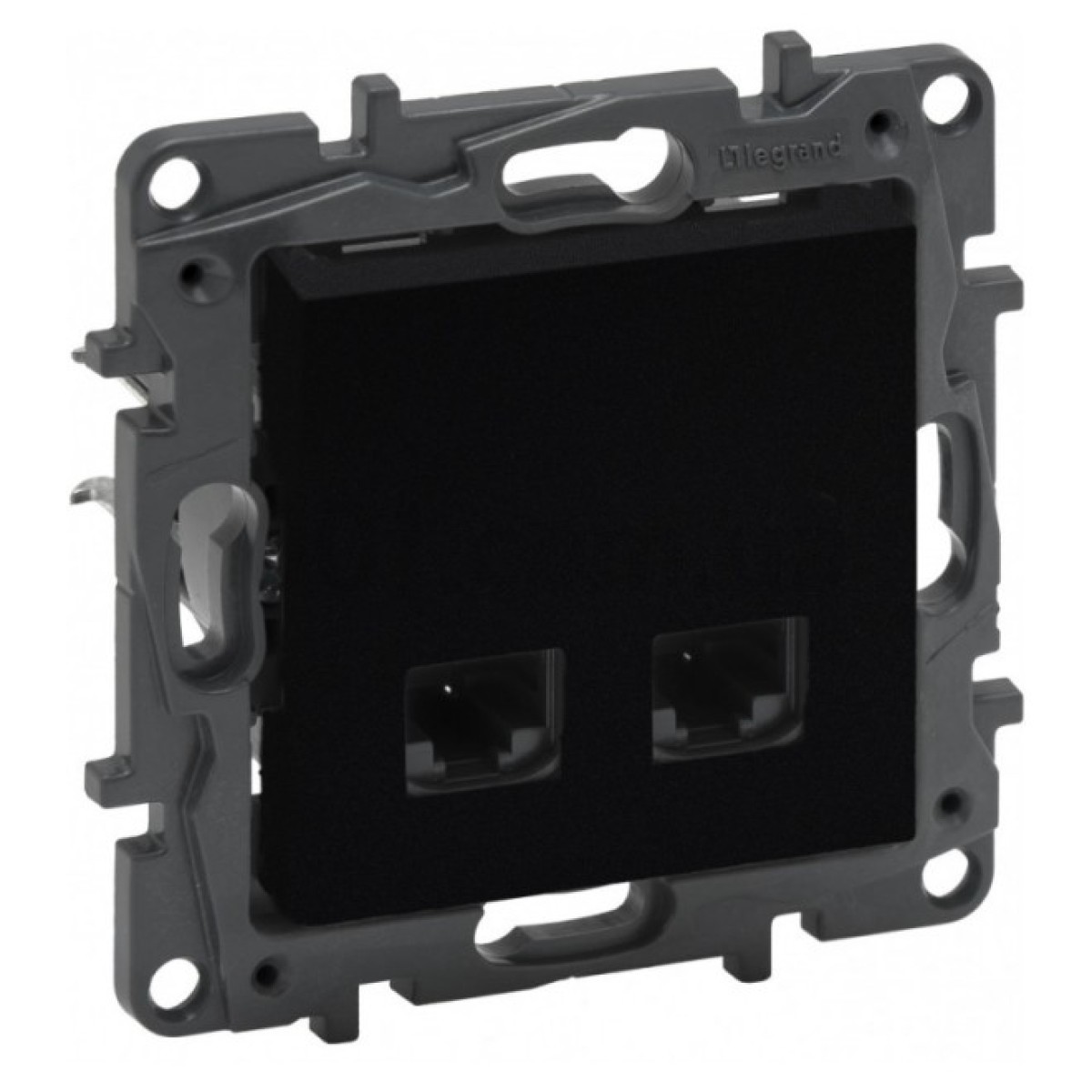 Розетка информационная 2×RJ45 кат.6 FTP Niloe Step черная, Legrand 256_256.jpg
