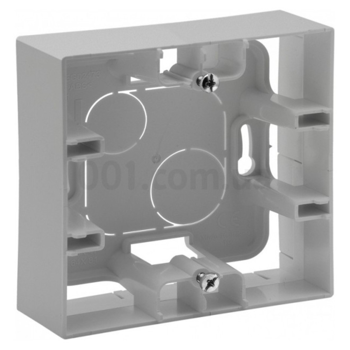 Коробка накладного монтажа 1-постовая Niloe Step алюминий, Legrand 256_256.jpg