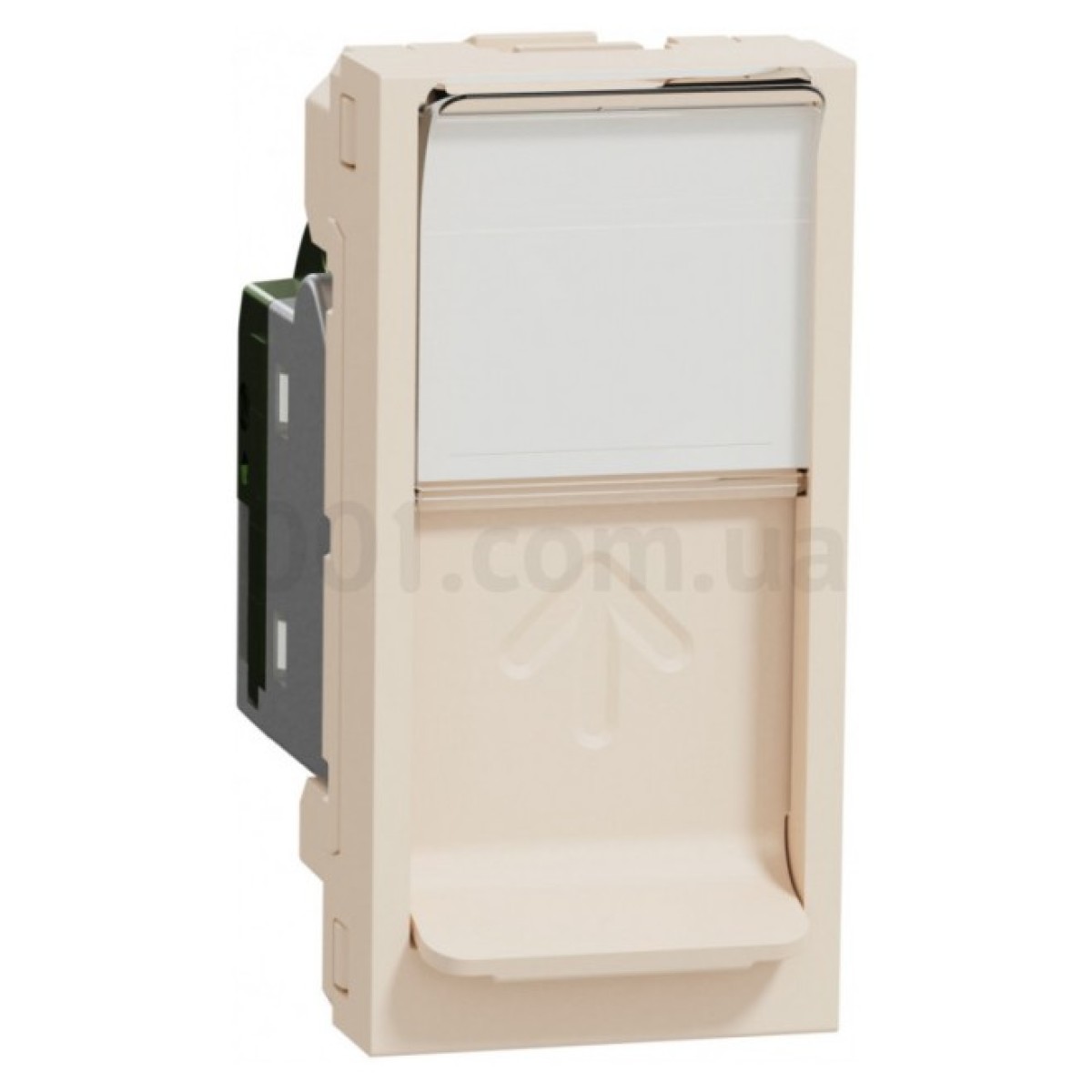 Розетка компьютерная RJ45 кат.5 STP (1 модуль) Unica New бежевая, Schneider Electric 256_256.jpg