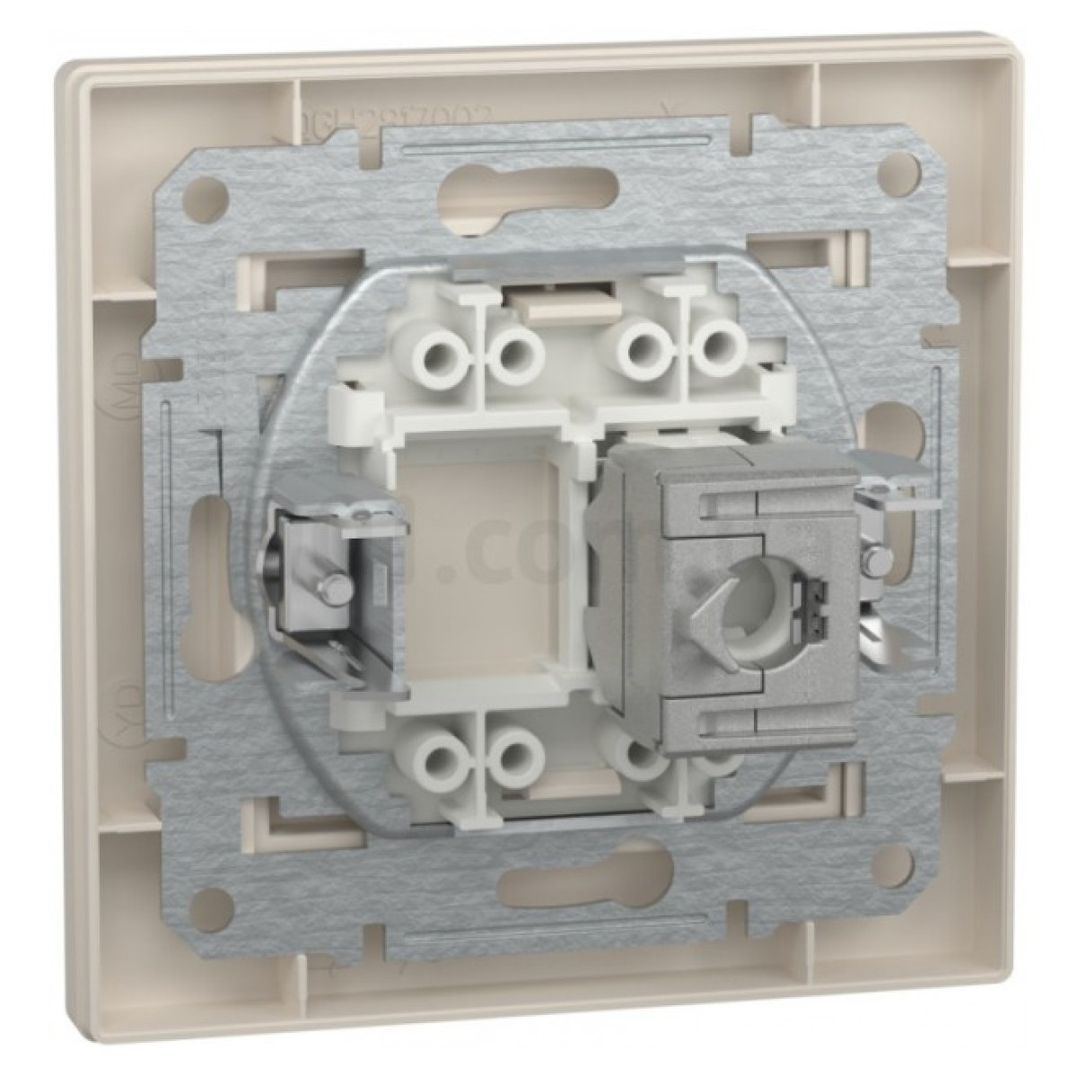 Розетка компьютерная (RJ45) кат.5e STP Asfora кремовая, Schneider Electric 98_98.jpg - фото 5