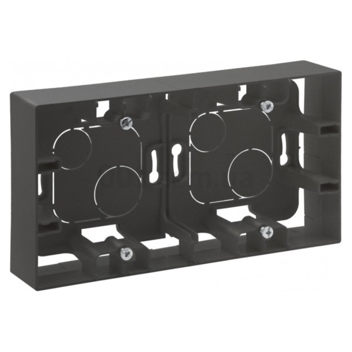 Коробка накладного монтажа 2-постовая Niloe Step сталь, Legrand 256_256.jpg